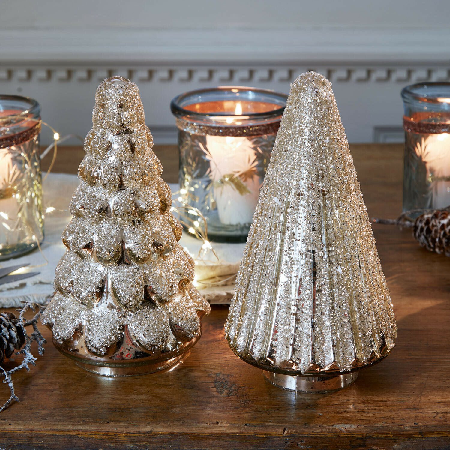 Mirabeau Weihnachtsfigur Deko-Baum 2er Set Domélys günstig online kaufen