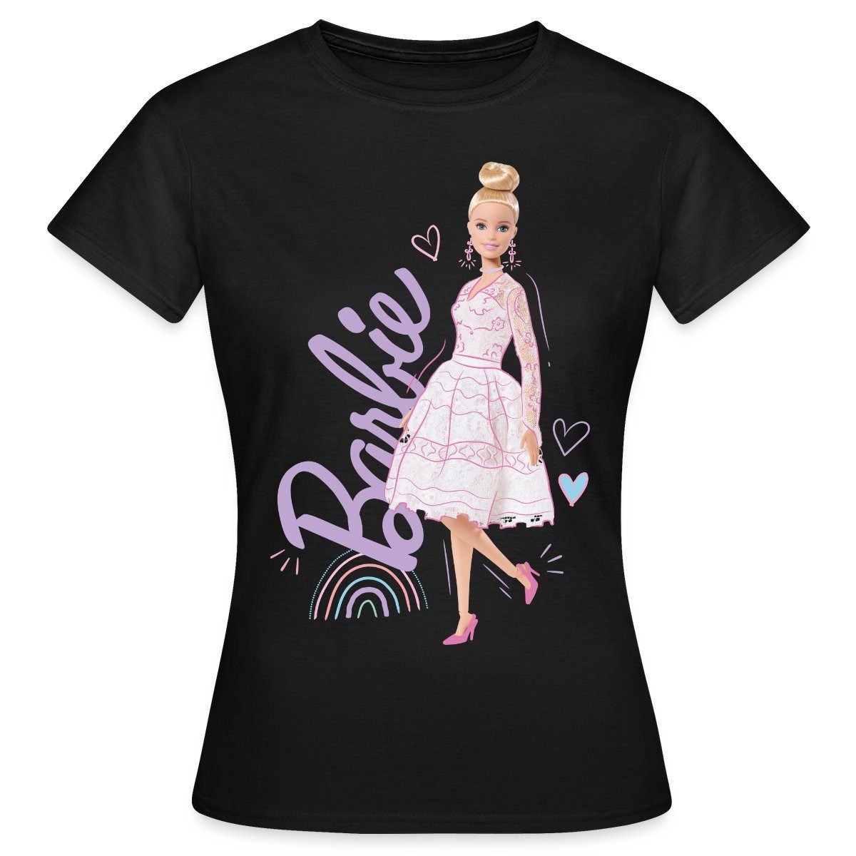 T-Shirt Barbie Hochzeitskleid Frauen T-Shirt