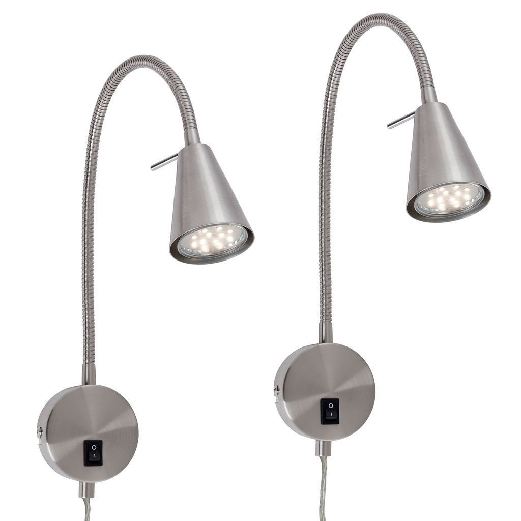 Briloner Leuchten Tischleuchte 2082022B, LED wechselbar, 2700K - Extra-Warmweiß