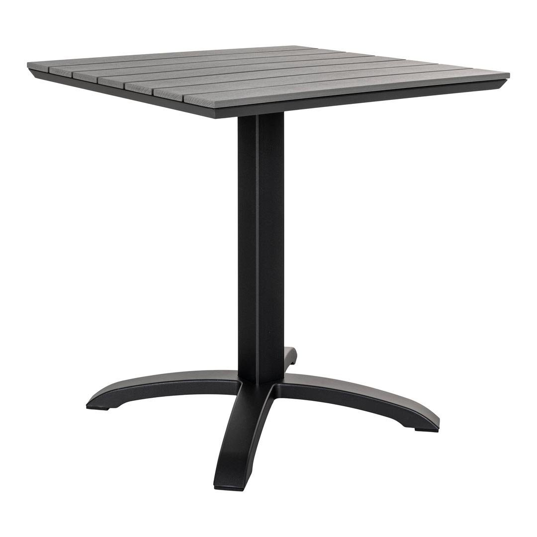 ebuy24 Bistrotisch Chicago Cafetisch Ø70cm Nonwood grau.