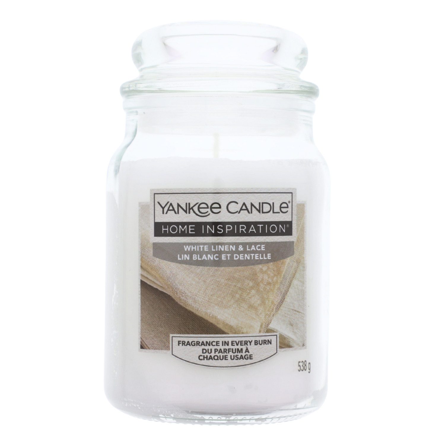 Yankee Candle Duftkerze Yankee Candle Duftkerze Großes Glas White Linen &