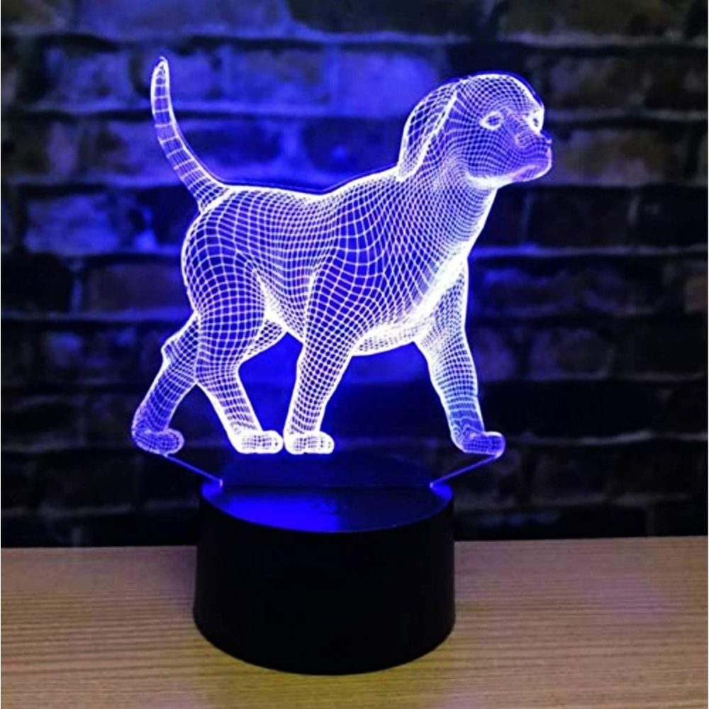 GelldG LED Nachtlicht »3D Lampen LED Nachtlicht für Kinder Baby, Hund Lampe  7 Farben ändern 3d Lampe Mit USB-Kabel« online kaufen | OTTO