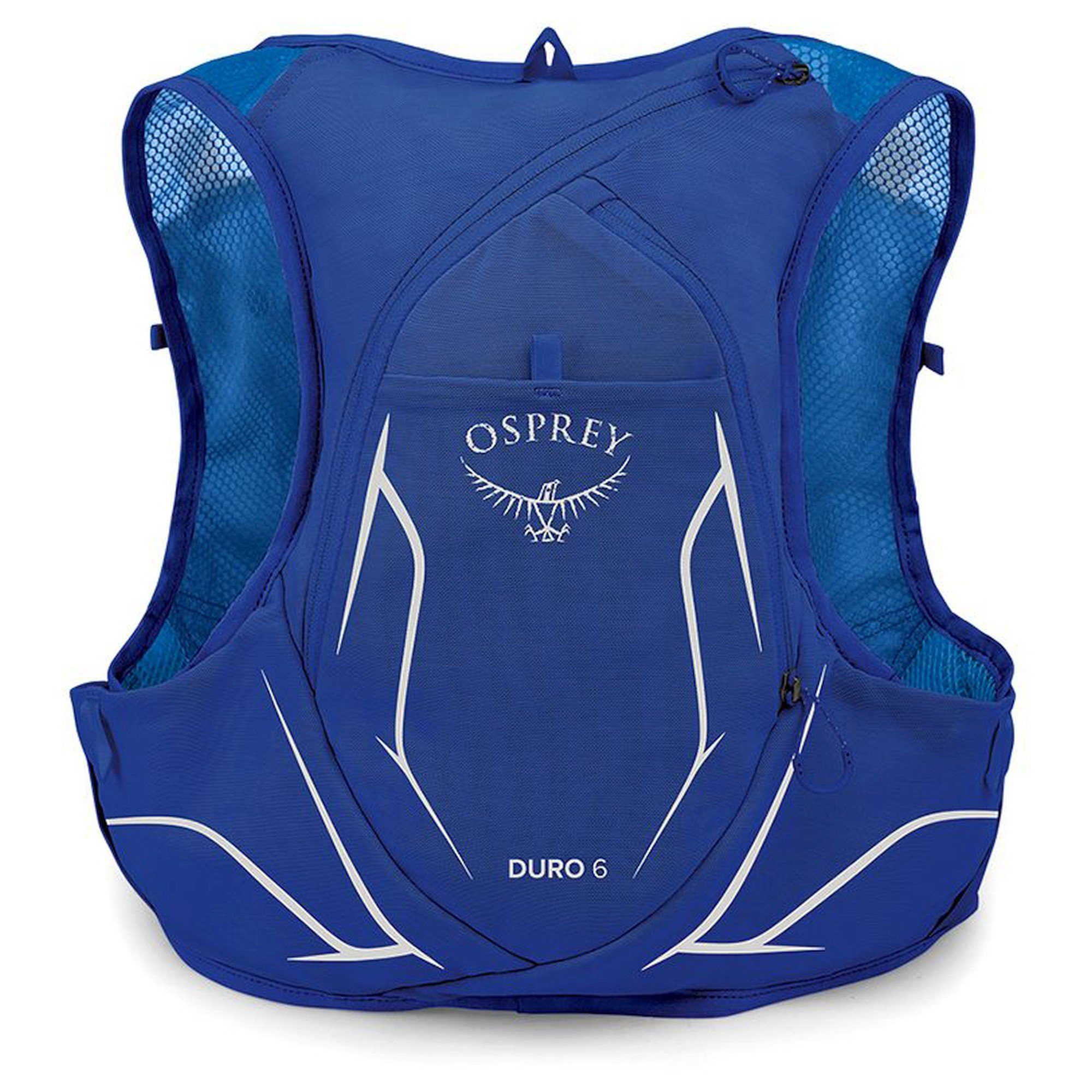 blue Trailrunning Duro sky 6 Osprey - Laufweste Trinkrucksack