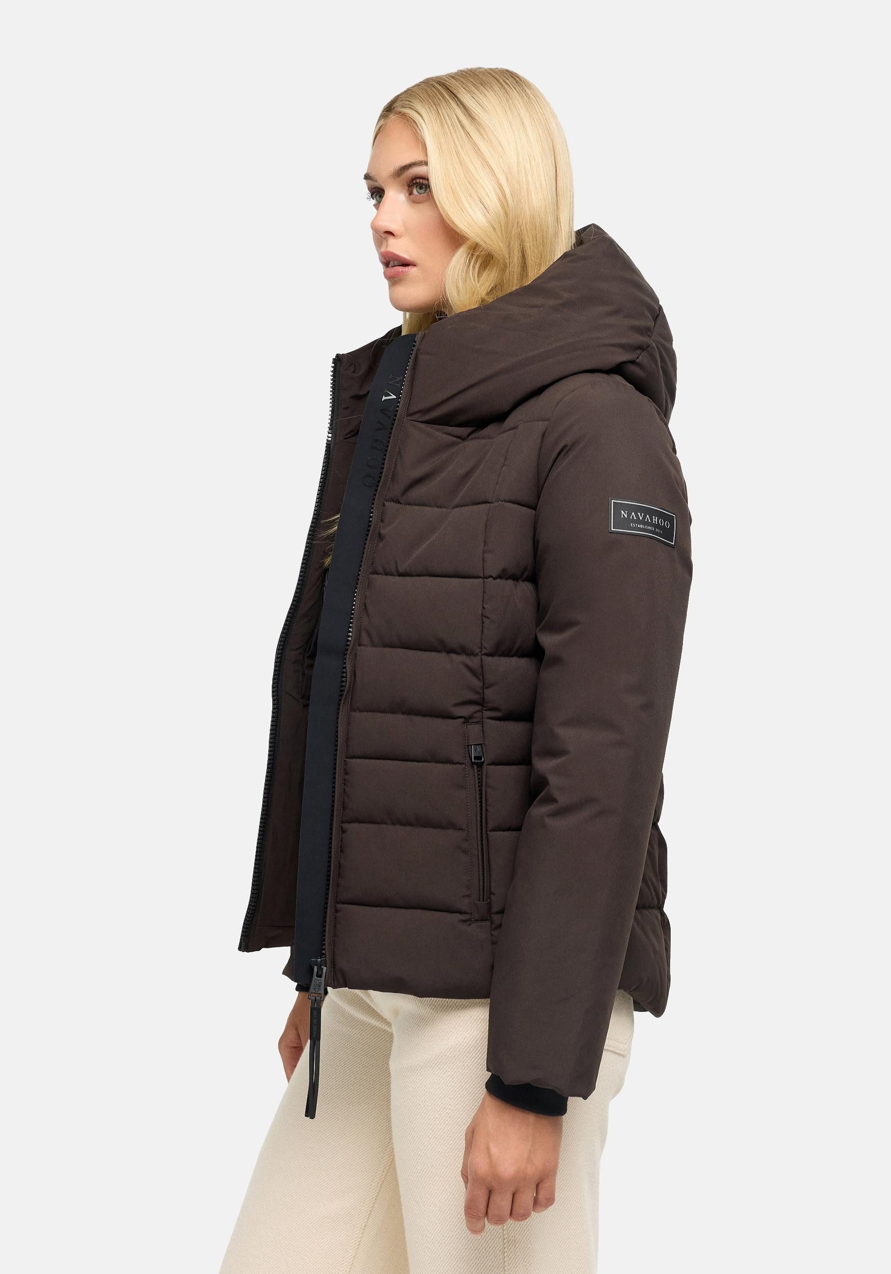 Navahoo Outdoorjacke Stepptänzchen XIV Warme Damen Steppjacke mit Kapuze