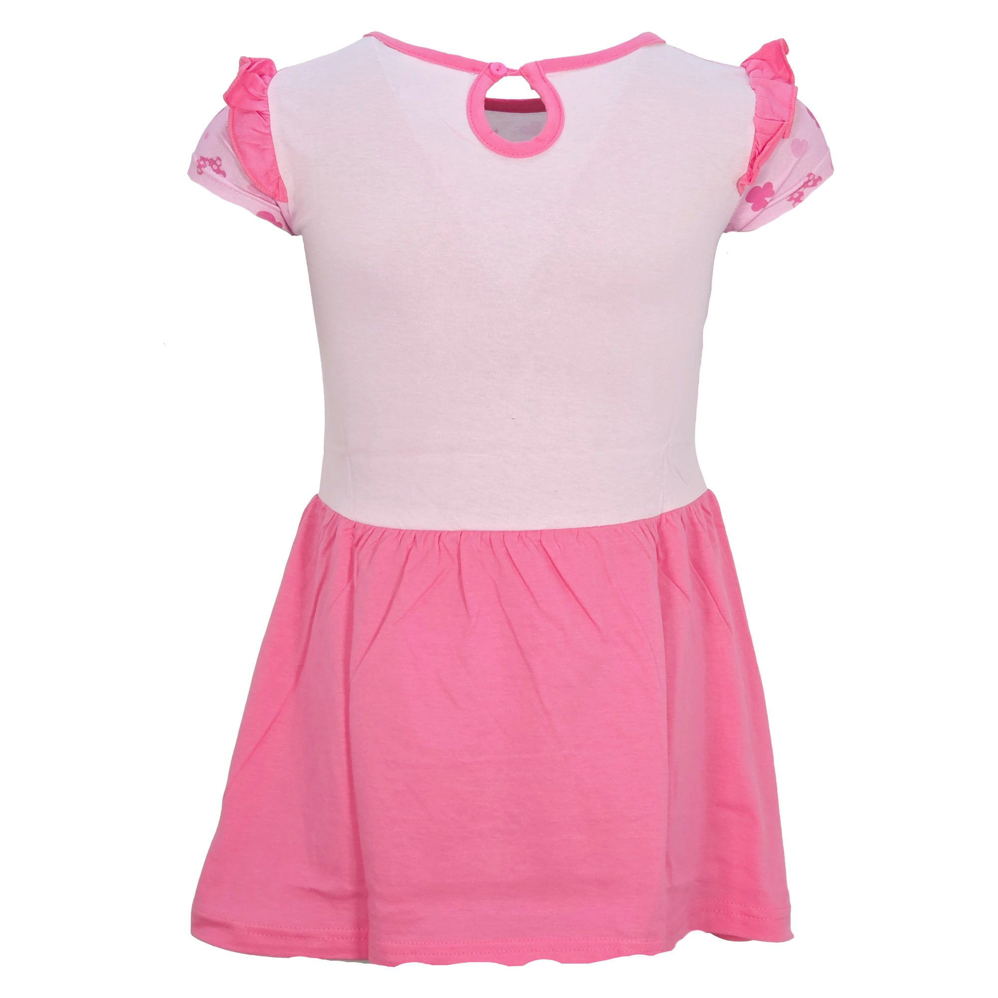 Disney Sommerkleid Disney Minnie Maus Kinder Mädchen Kleid Gr. 98 bis 128, Baumwolle