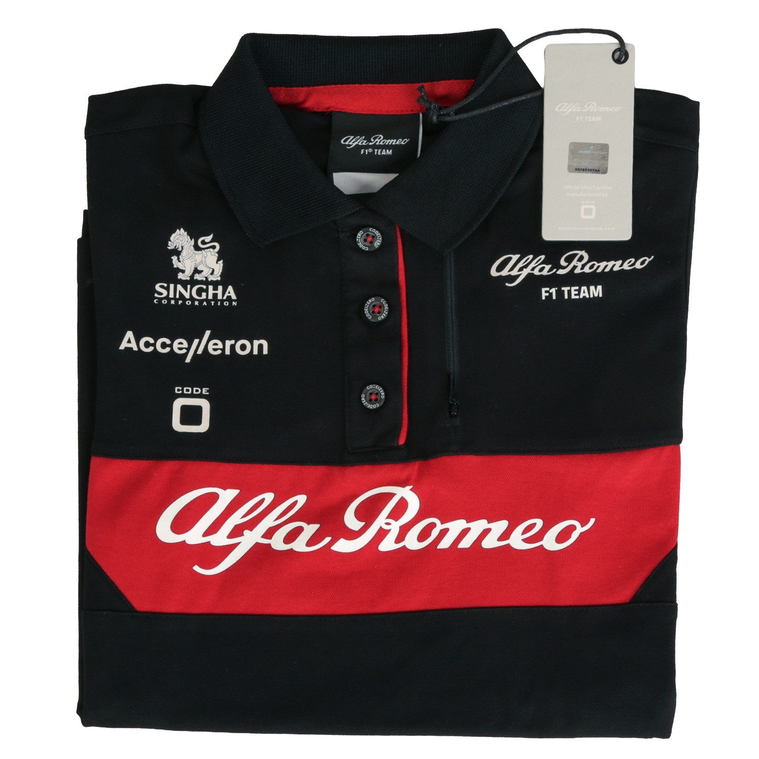 CODE-ZERO T-Shirt Polo Shirt Alfa Romeo F1 Team Damen Größe XS Formula 1 Ra günstig online kaufen