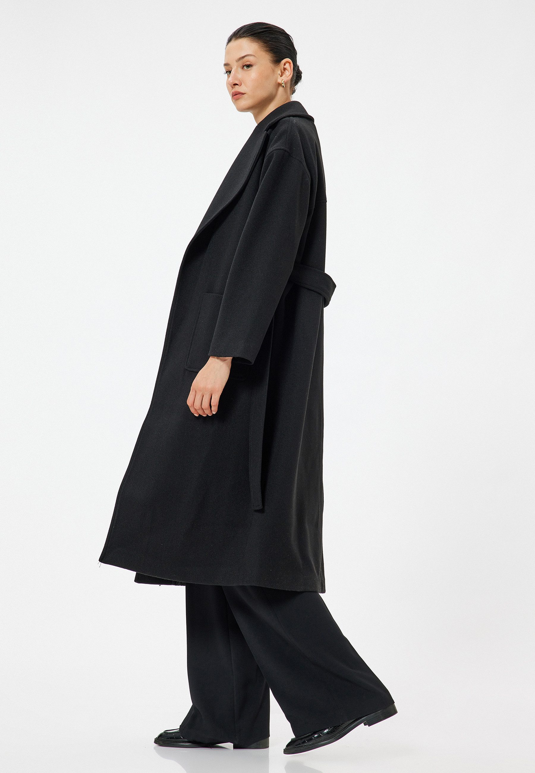Langmantel Regular Jacket Kragen