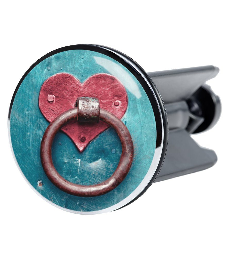 Sanilo Waschbeckenstöpsel Knocker, Ø 4.0 cm, hochwertig, universell, mit Motiv, 100% wasserdicht