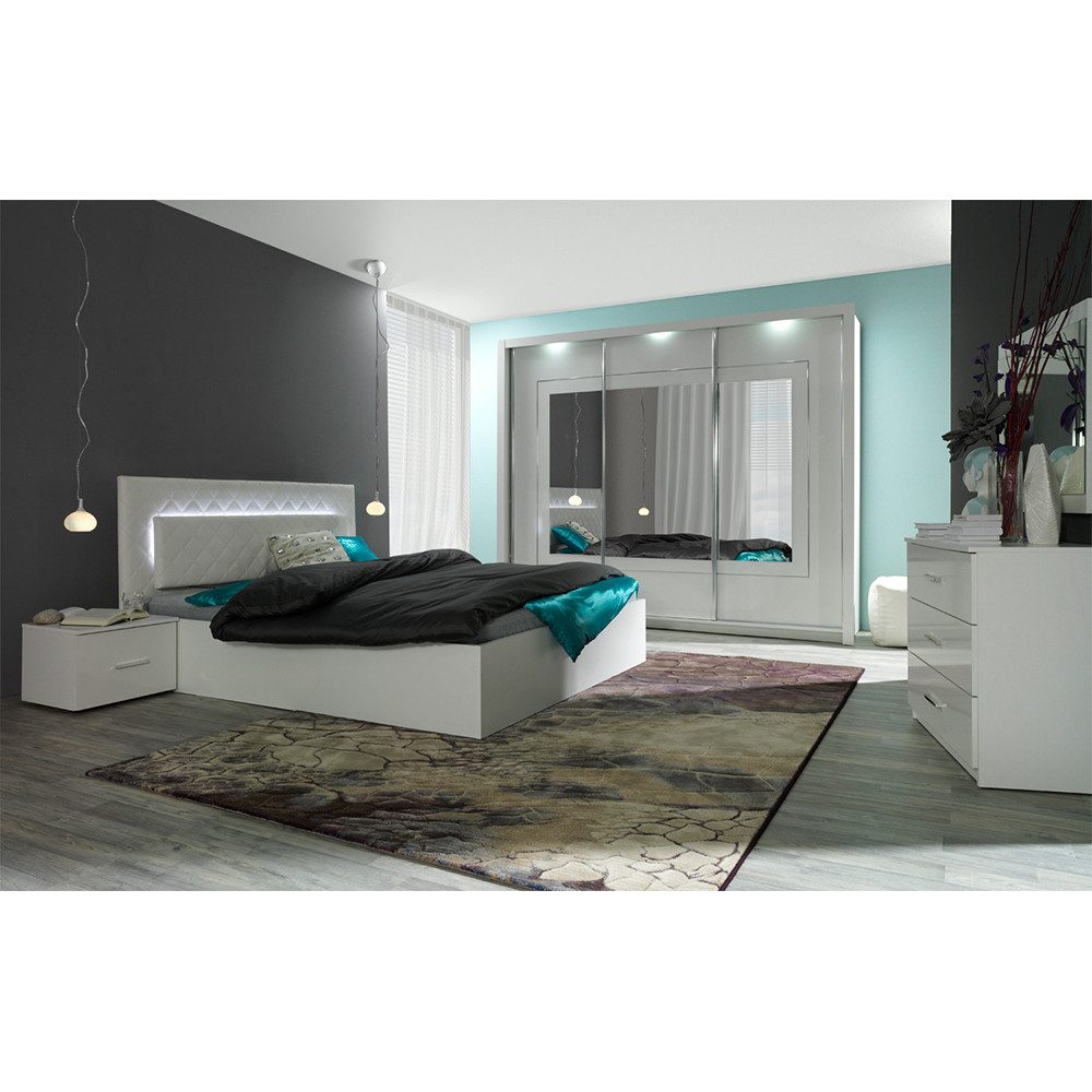 Lomadox Schlafzimmer-Set PALINURO-166, (Spar-Set, 5-tlg., Bett Nachttische günstig online kaufen