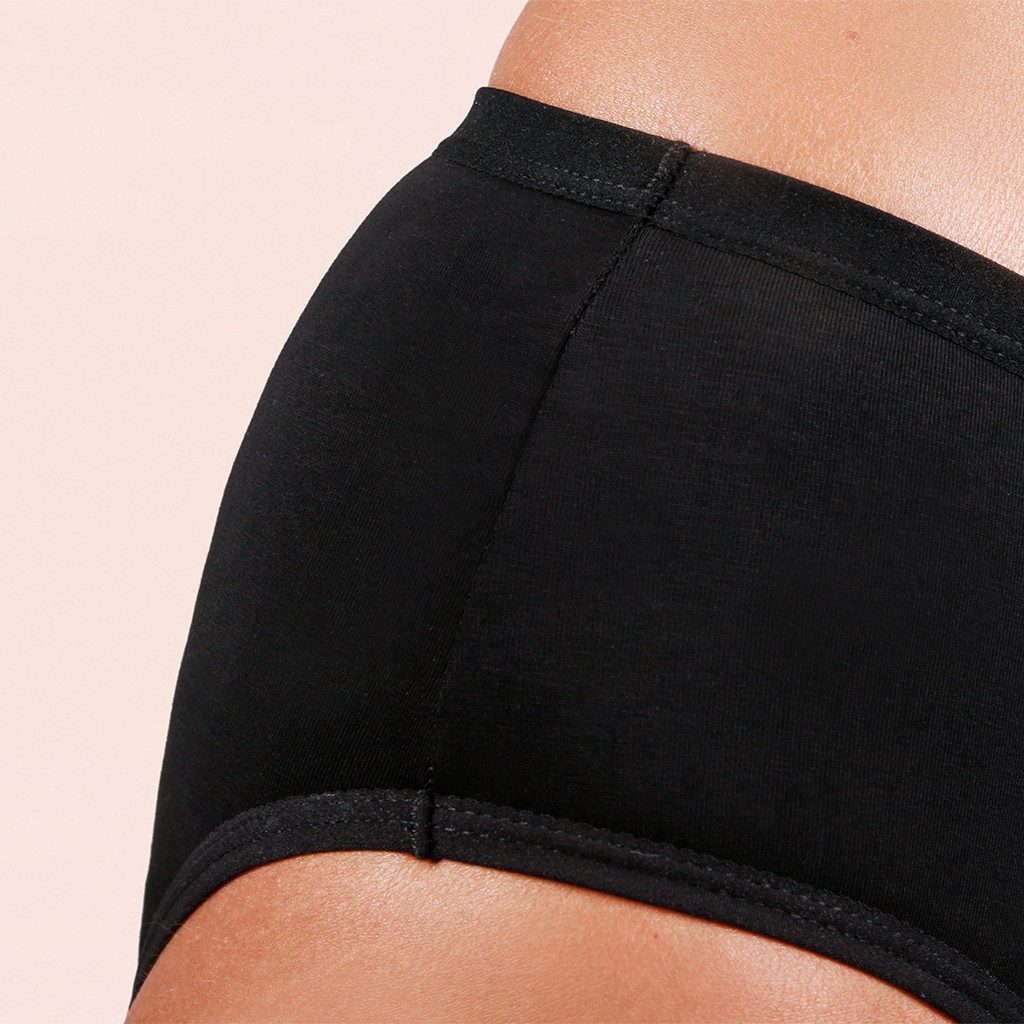 Taynie Periodenslip Basic extra stark - Periodenunterwäsche starke Blutung - Damen (Spar-Set, 3-St., 3er-Pack) Auslaufsichere Periodenunterwäsche / Periodenslip aus Bio Baumwolle