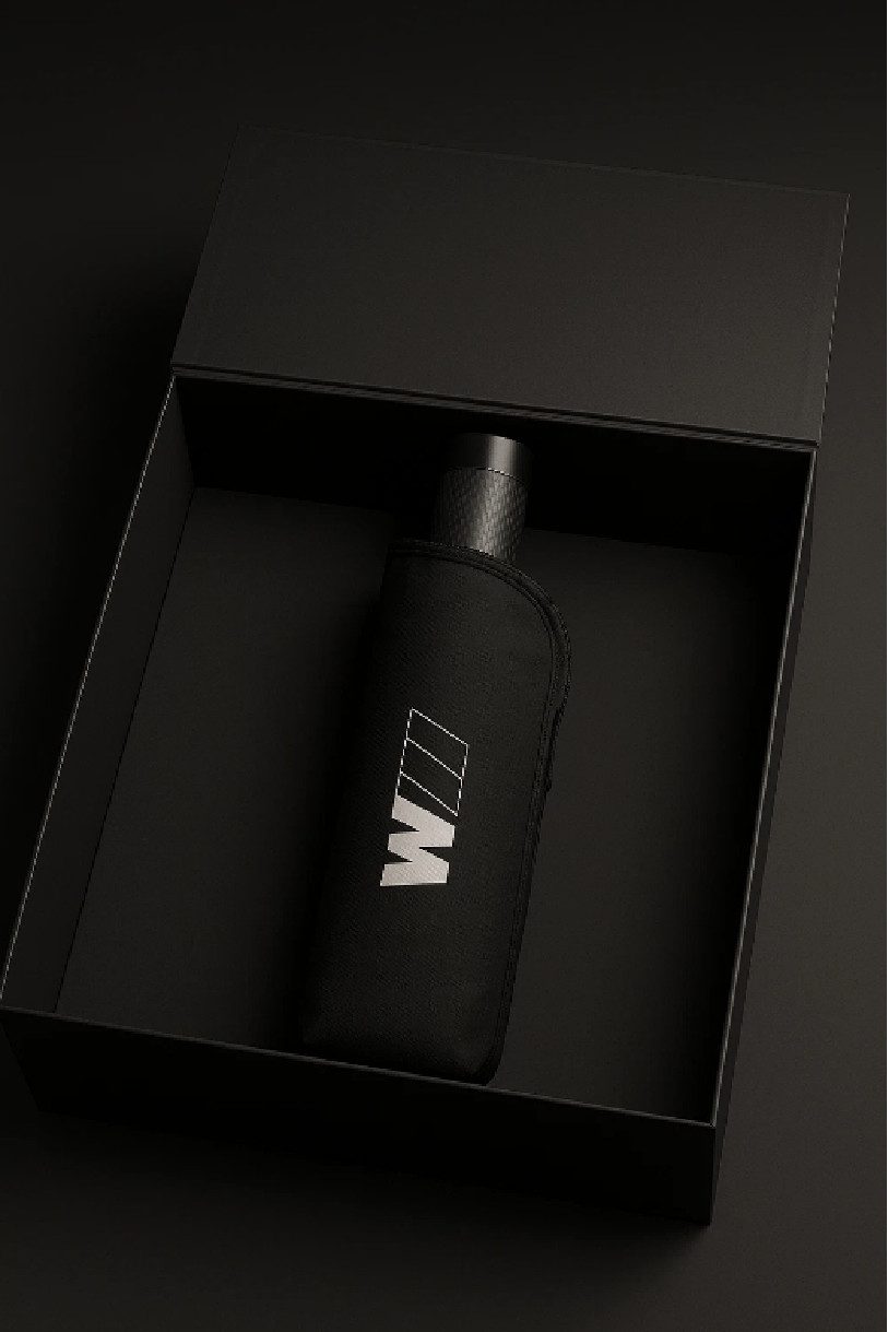 BMW Taschenregenschirm Exklusive BMW Geschenkbox Stilvoll Charakter M Regenschirm