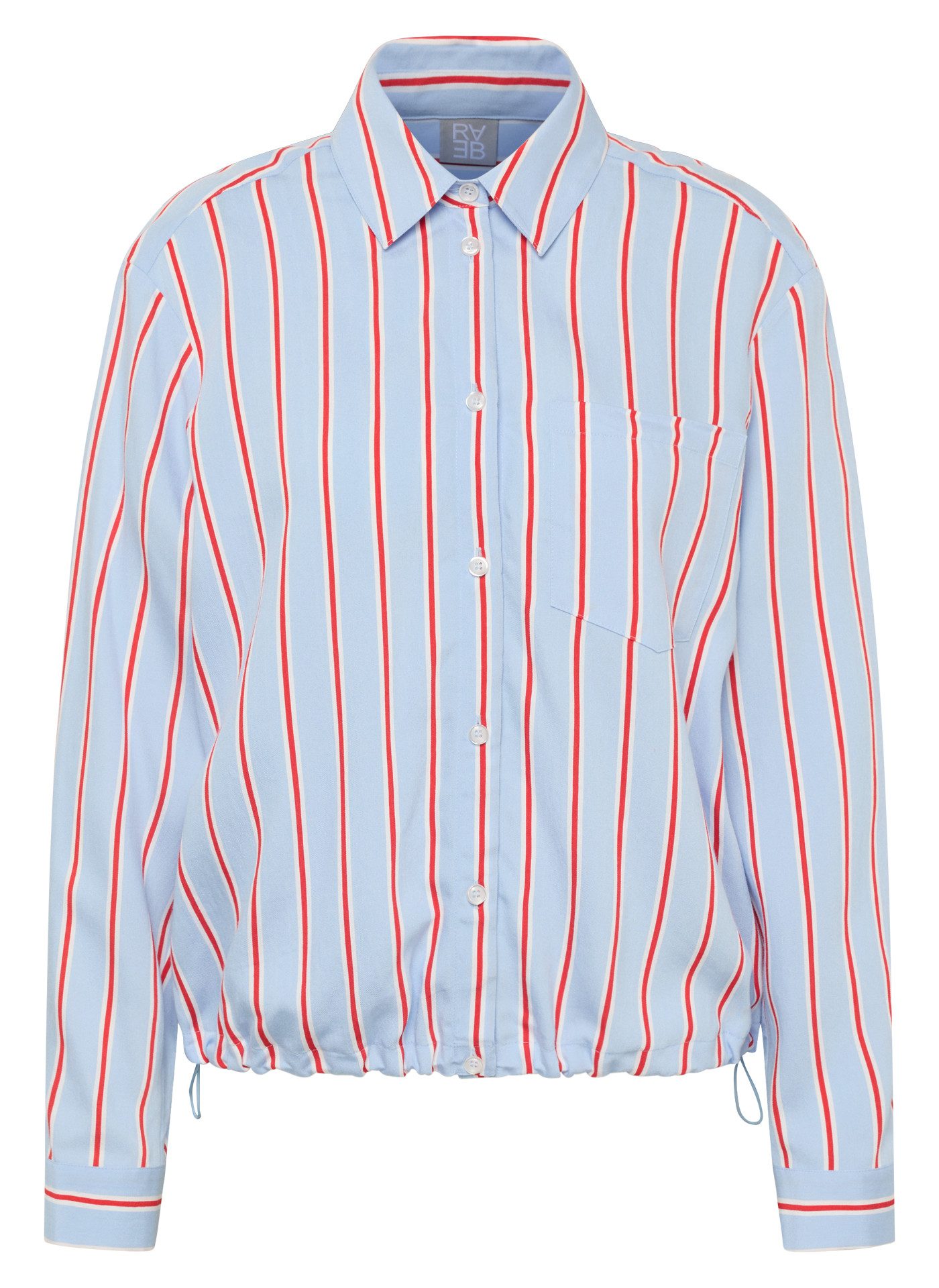 Rabe Hemdbluse Bluse Pastellblau günstig online kaufen