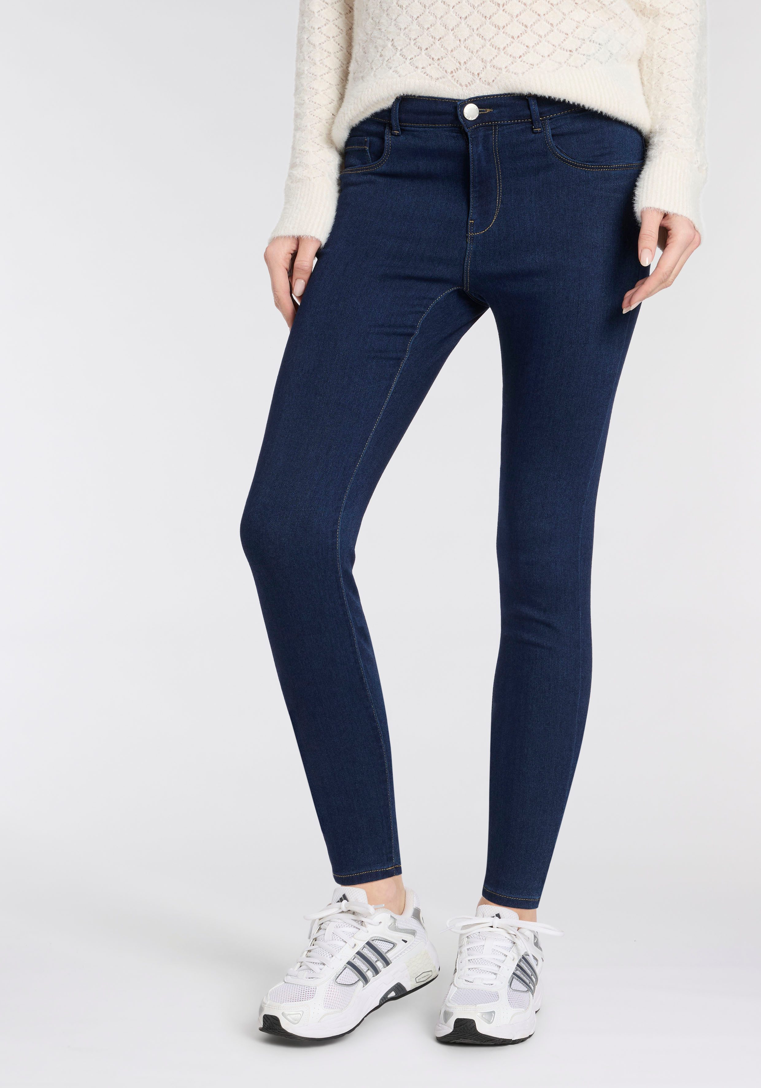 ONLY Skinny-fit-Jeans ONLRINA REG WAIST SK BOX DNM Viskosemischung, skinny fit