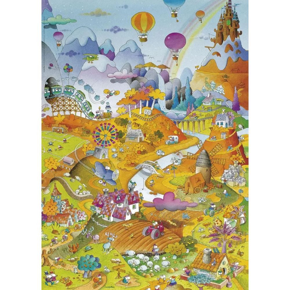 HEYE Puzzle By The Field Puzzle 1000 Teile, 1000 Puzzleteile