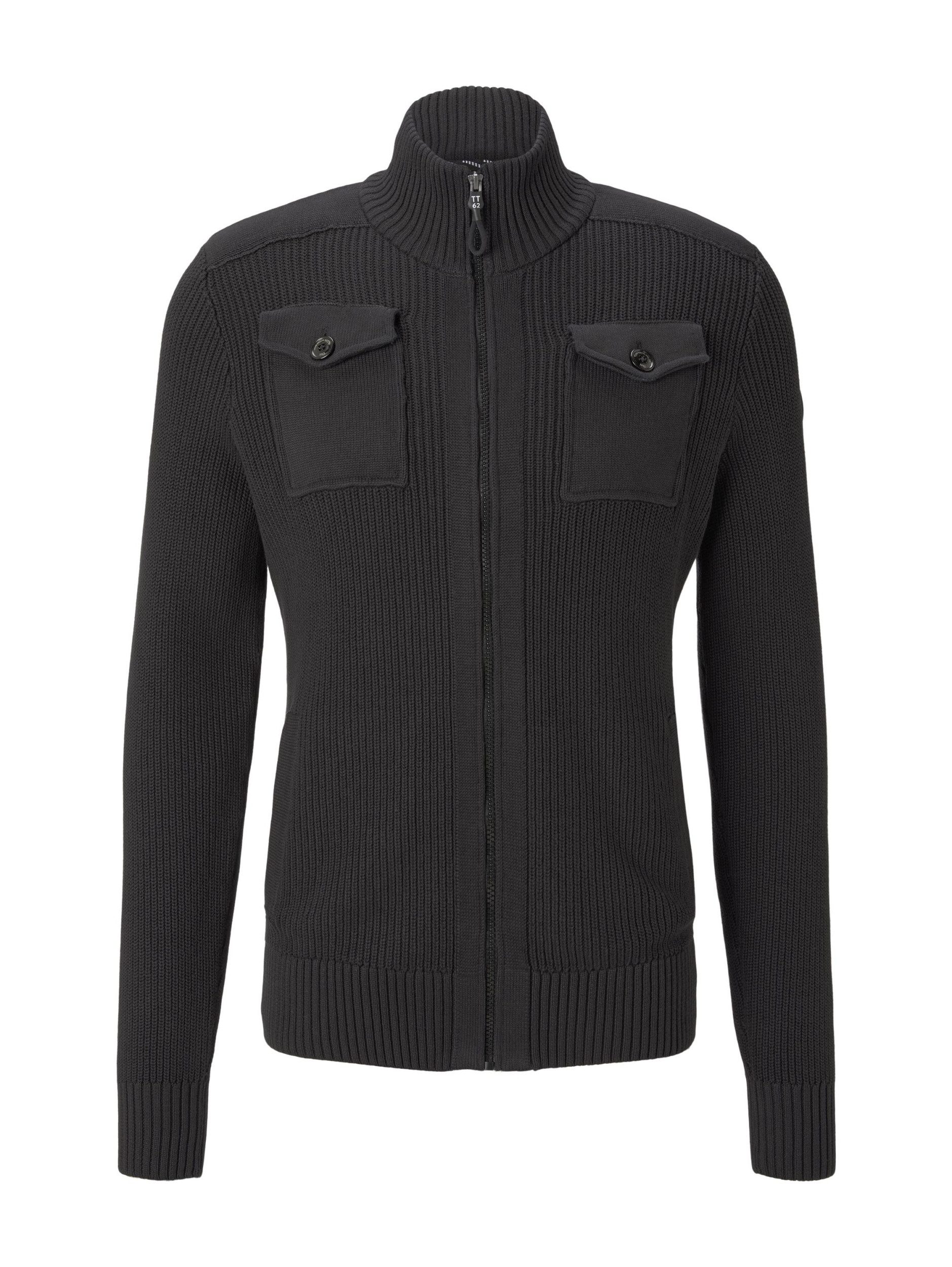 TOM TAILOR Strickjacke washed half cardigan 29999