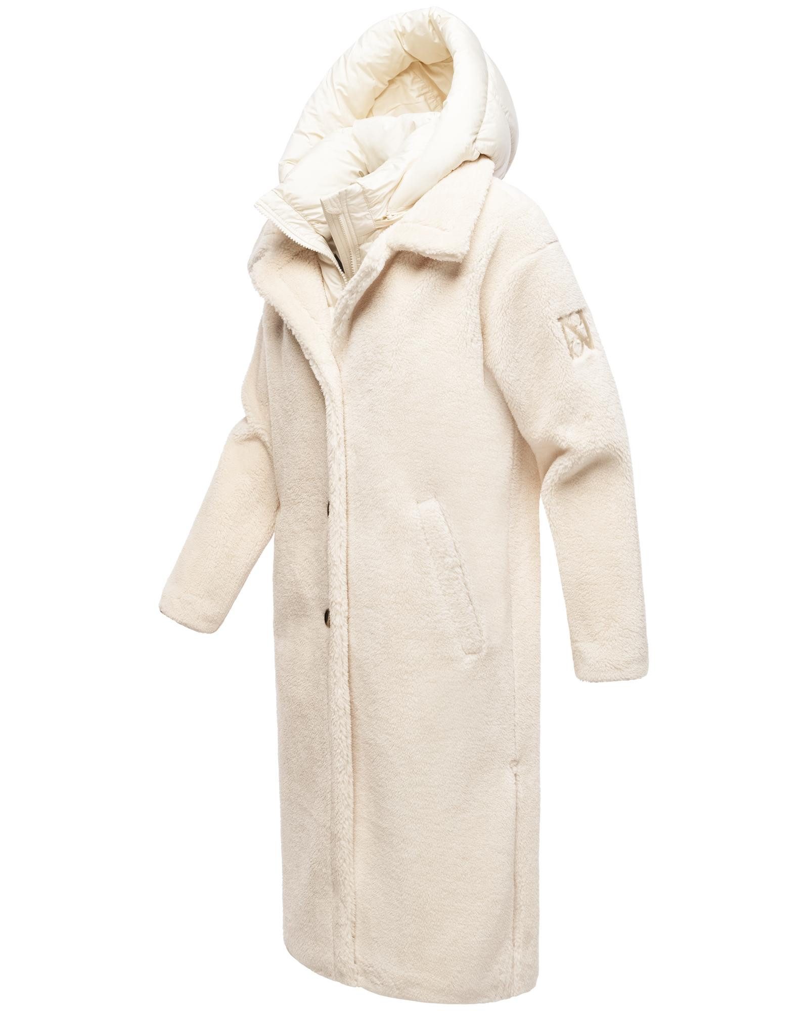 Navahoo Wintermantel Teddyzauber 14 Plüschmantel aus Teddyfleece mit abnehbmarem Krageneinsatz