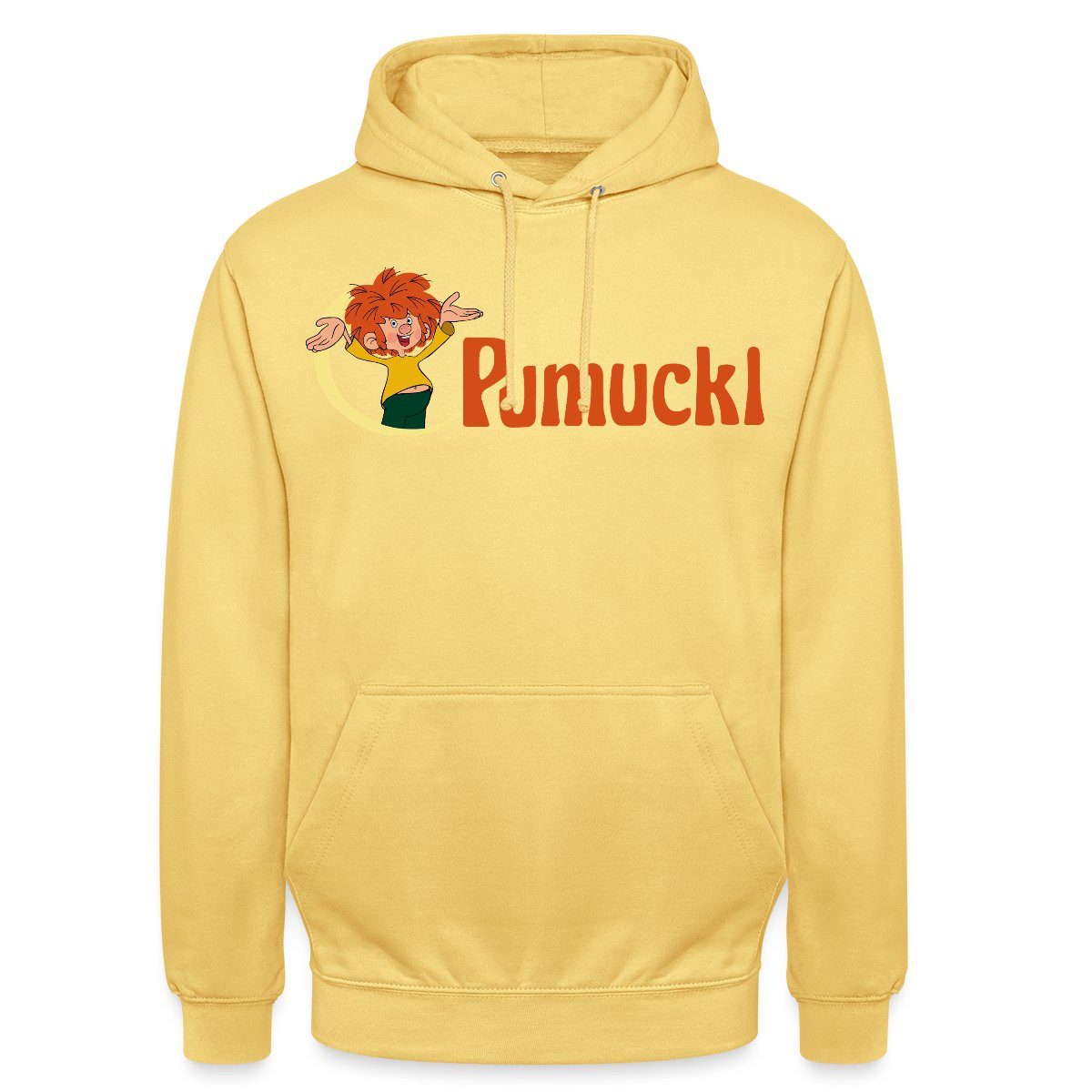 Spreadshirt Hoodie Pumuckl Mit Frecher Pose Und Logo Schriftzug Unisex Hoodie (1-tlg)