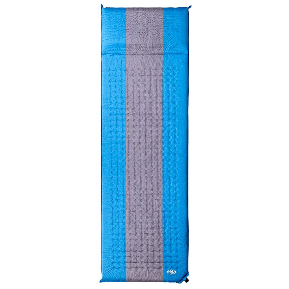 NILS CAMP Isomatte Selbstaufblasende Isomatte Campingmatte, (Spar-Set, 1-tlg., 195 x 60 x 5 cm leicht), selbstaufblasend, leicht, mit Reparaturset