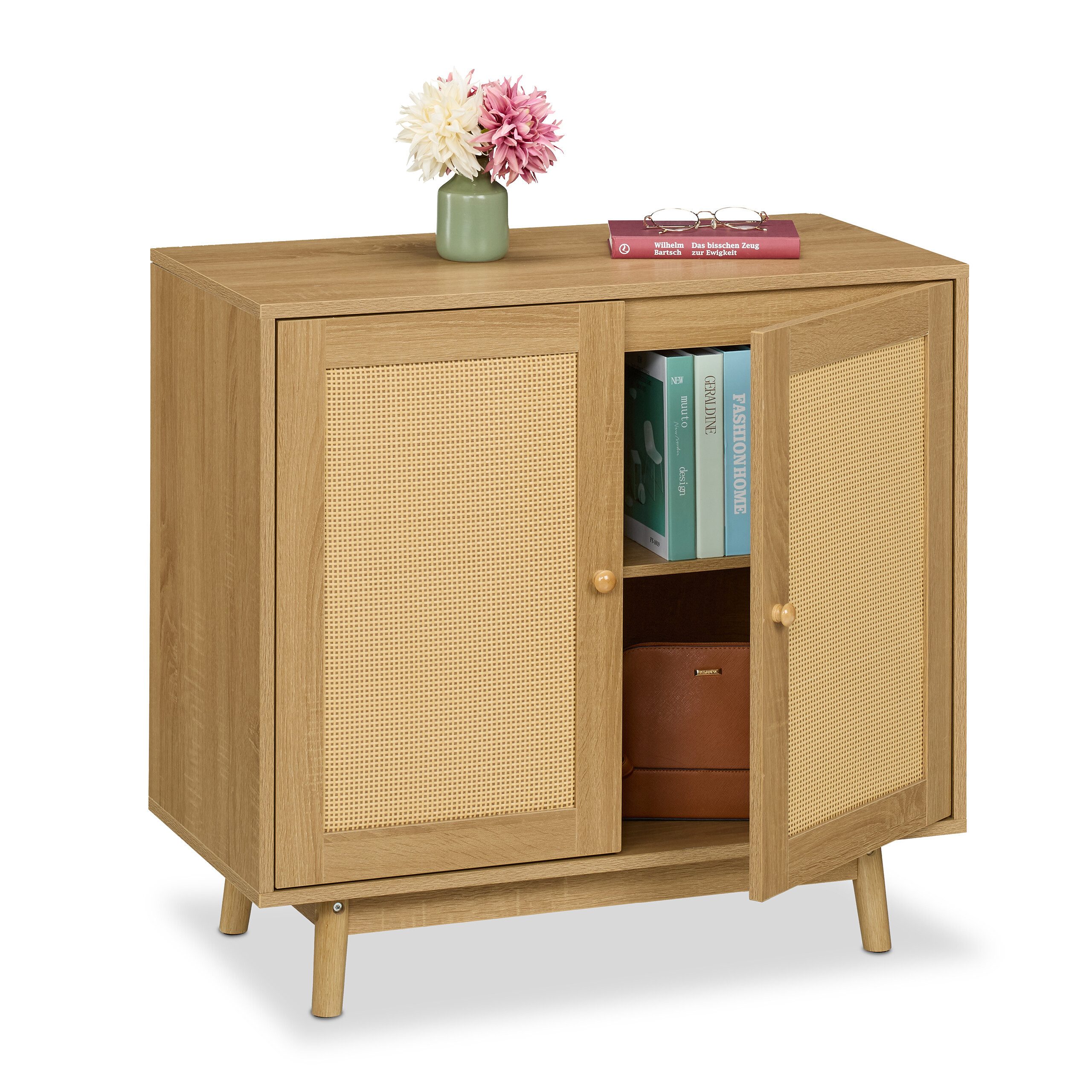 relaxdays Sideboard Rattan Desig günstig online kaufen