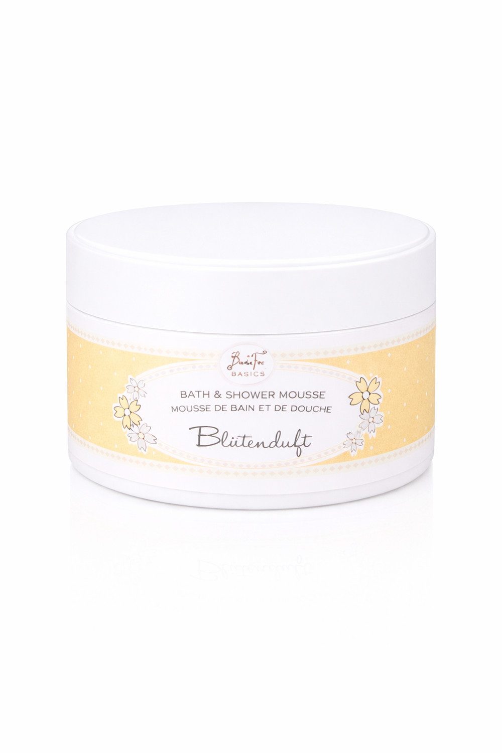 Badefee Duschmousse Blütenzart, 1-tlg., Duschmousse leichte Körpermousse Pflegedusche 200 ml