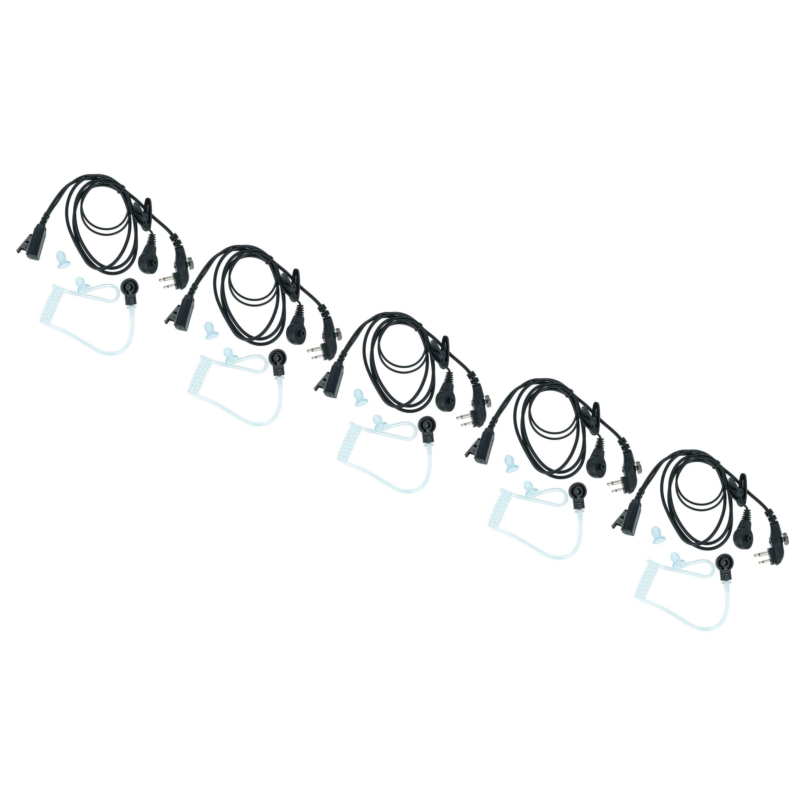 vhbw passend für Hyt / Hytera TD510, TD520, PD560, TC620, PD500 Funkgerät Headset