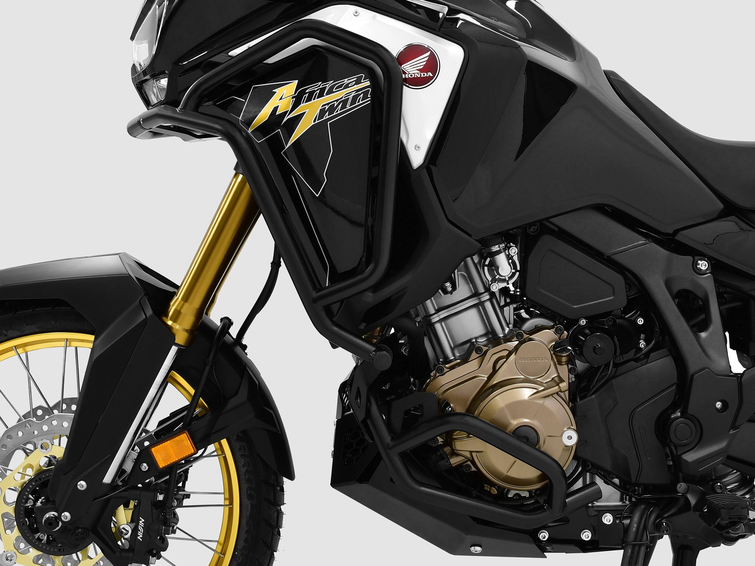 ZIEGER Motor-Schutzhülle Sturzbügel mit 2 passenden SCHNORR Stürzbügeltaschen-Set für Honda CRF