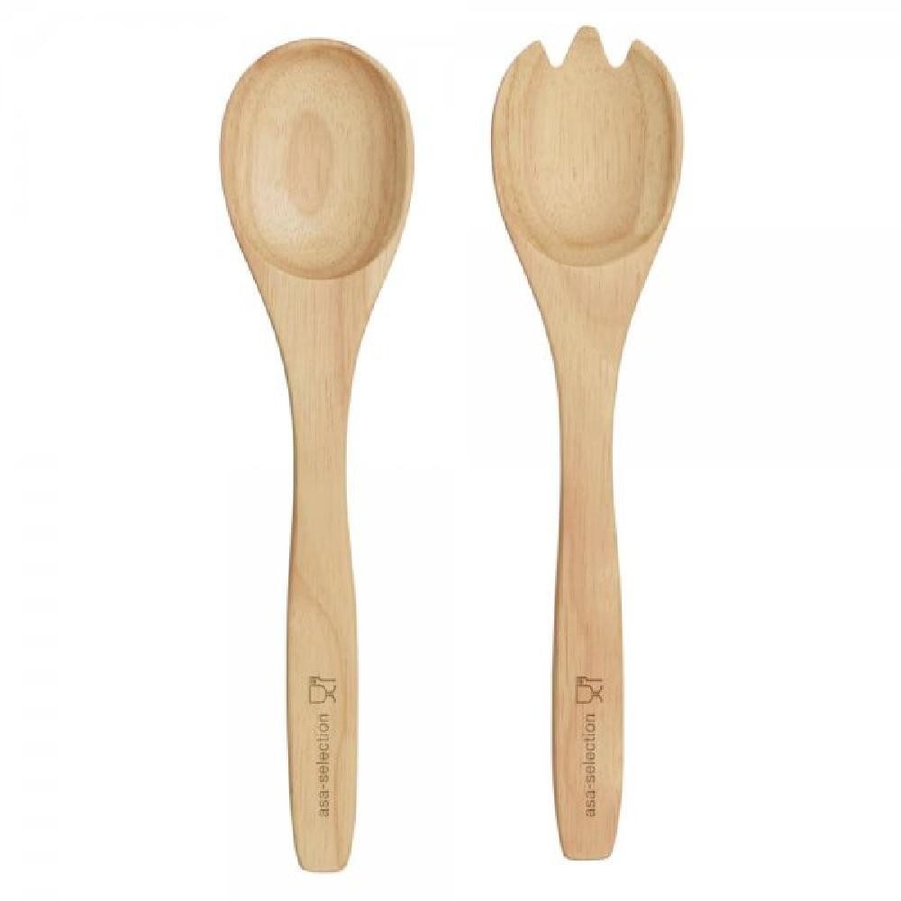 ASA SELECTION Salatbesteck Asa Salatbesteck Gummibaumholz (30 cm)