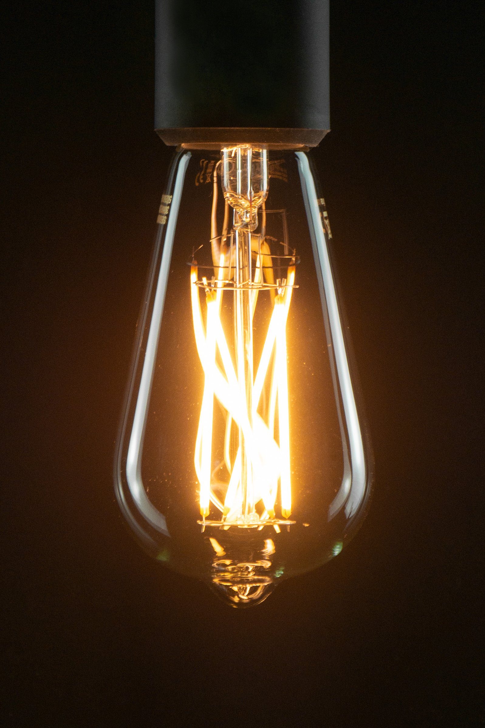 Rustika LED-Leuchtmittel E27, Warmweiß, E27, Style Rustika Long LED SEGULA Style, klar dimmbar, Long klar,