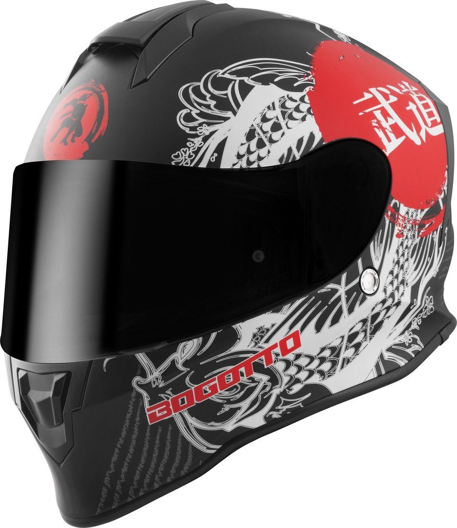 Bogotto Motorradhelm H151 Shinee Helm, Pinlock, Ratschenverschluss, ECE 22.06