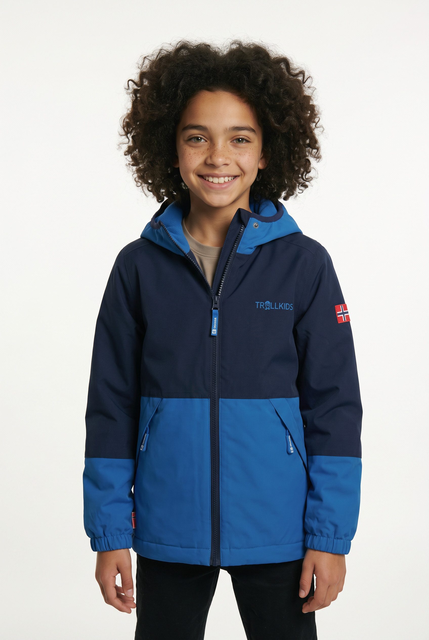 TROLLKIDS 3-in-1-Funktionsjacke KIDS KJERAG 3IN1 JACKET (2-St) sportliche 3-in-1-Funktionsjacke, aus Polyester, mit zwei Teilen