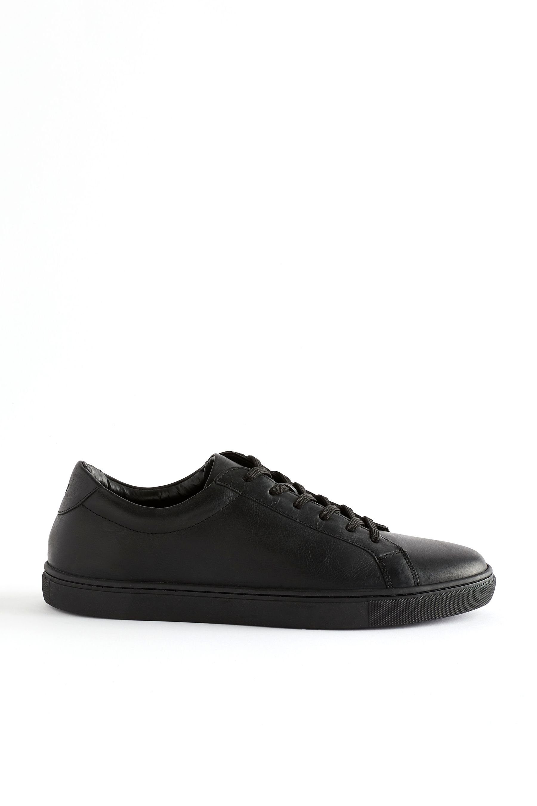 (1-tlg) Sneaker Next Black Lederturnschuhe