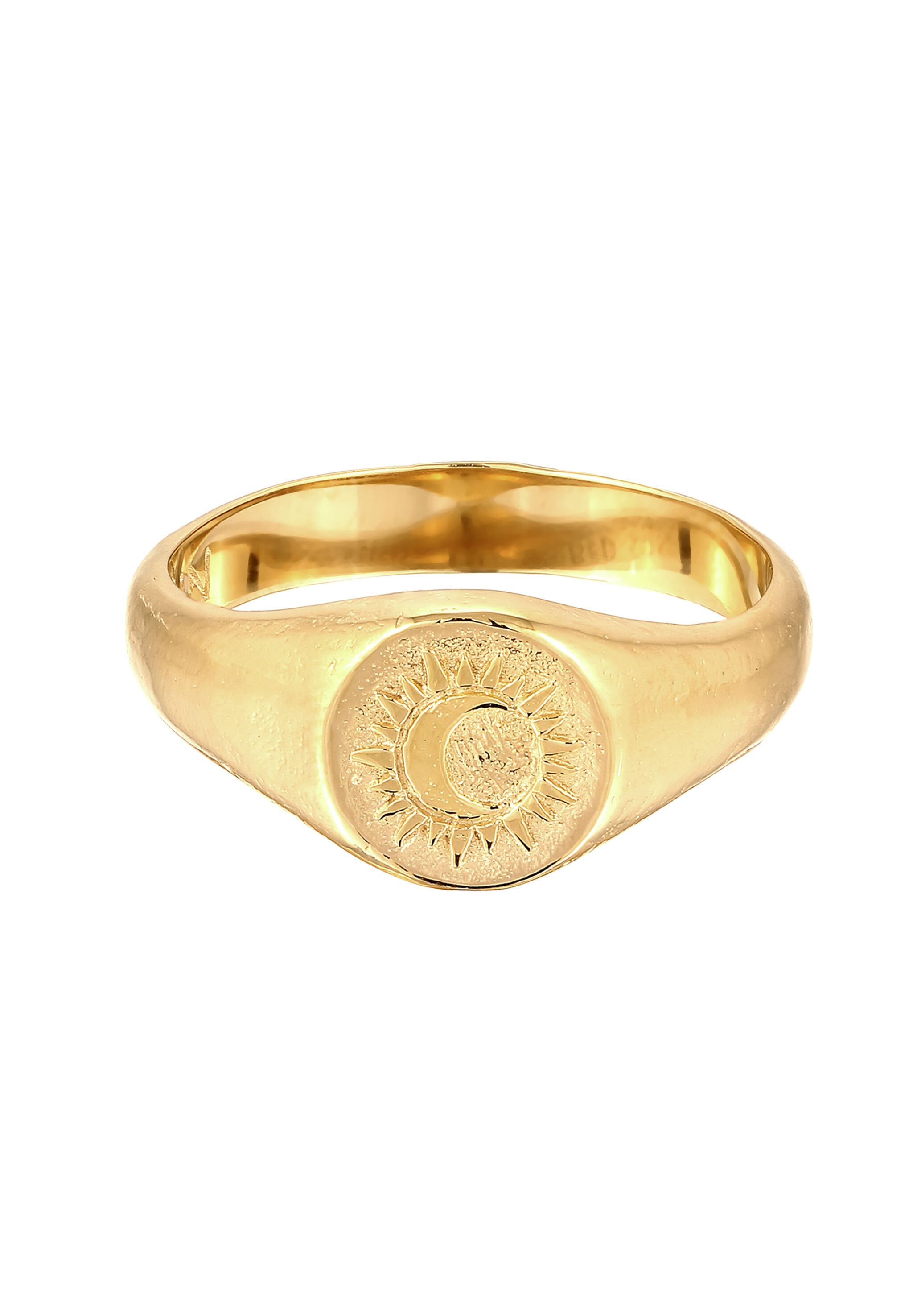 HAZE & GLORY Siegelring Siegelring - Sacred Sun 925 Silber