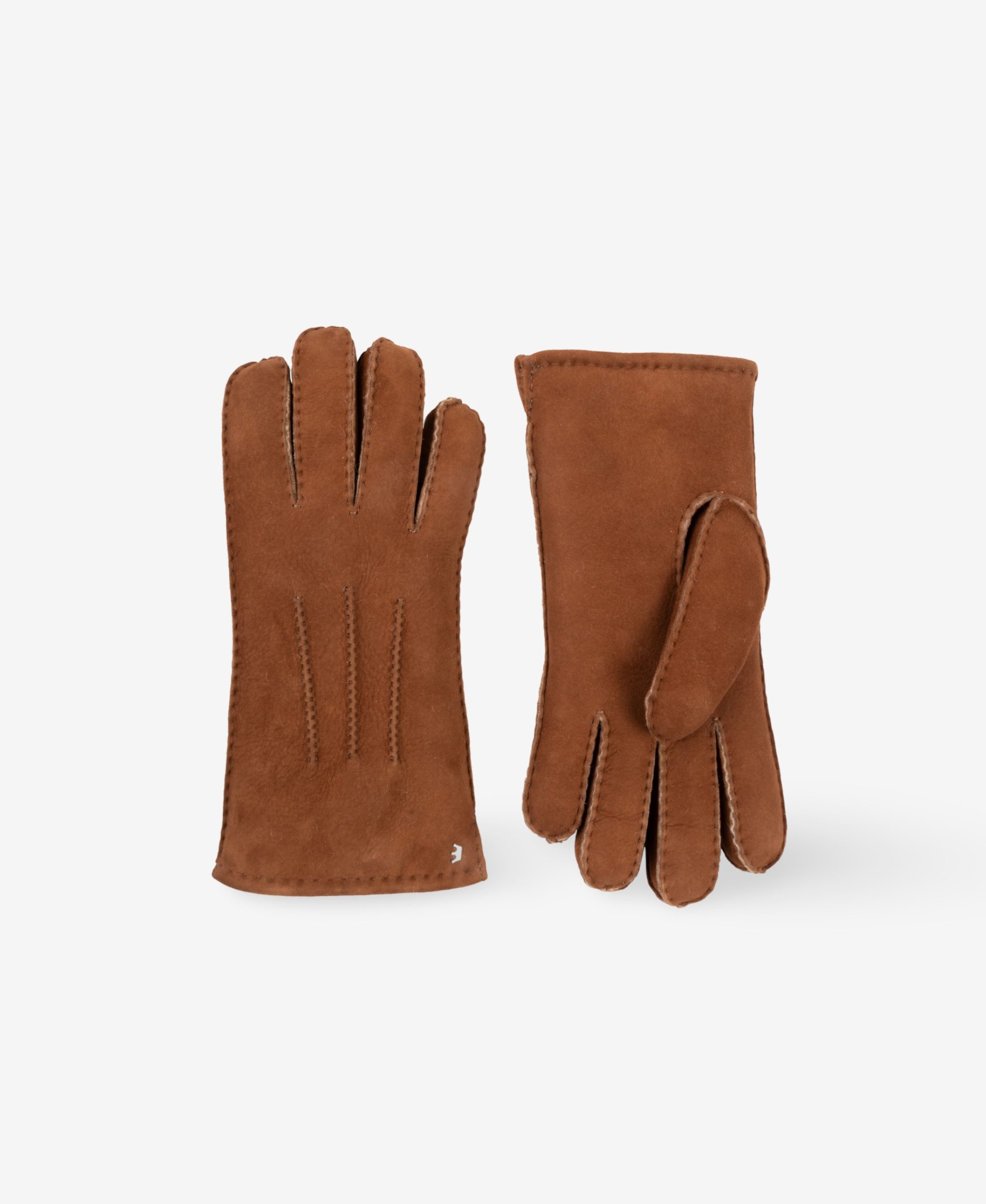 GLAMIRA Lederhandschuhe Charles Whisky Lederhandschuhe (2-St)