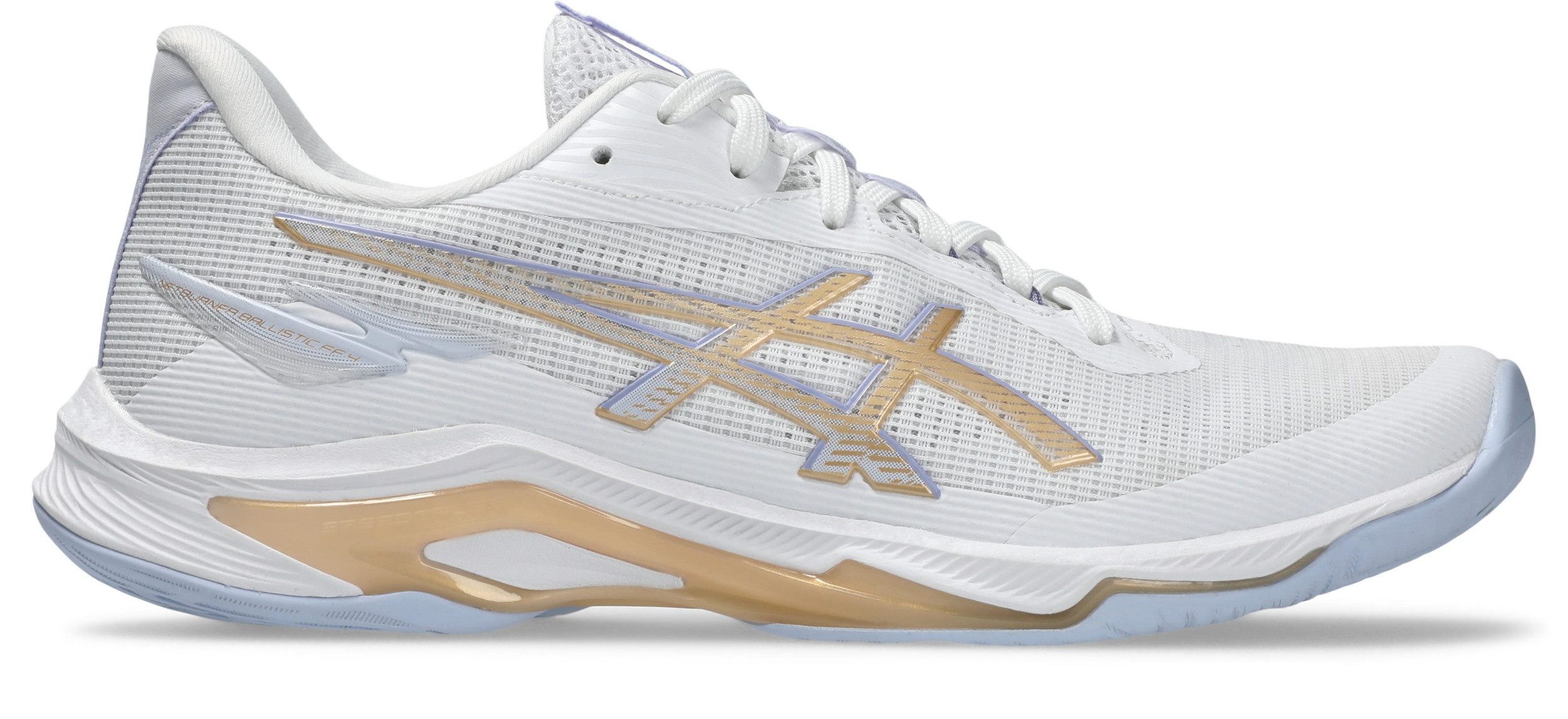 NETBURNER BALLISTIC FF 4 Damen Volleyballschuhe White/Champagne Hallenschuh
