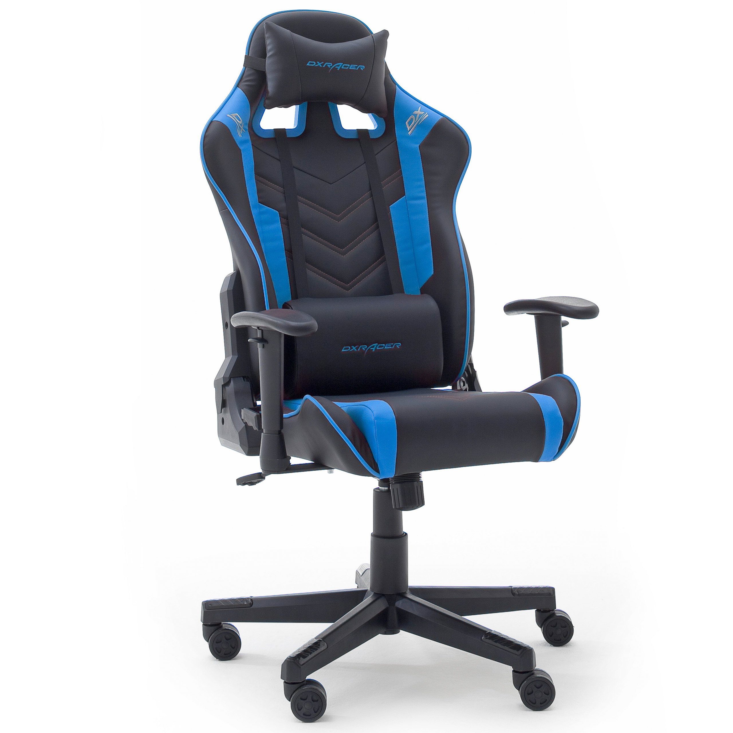 Raburg Chefsessel DX RACER, verschiedene Farben, Gaming-Racingstuhl, Gestell SCHWARZ, ergonomisch, 360° drehbar, mit Gaslift