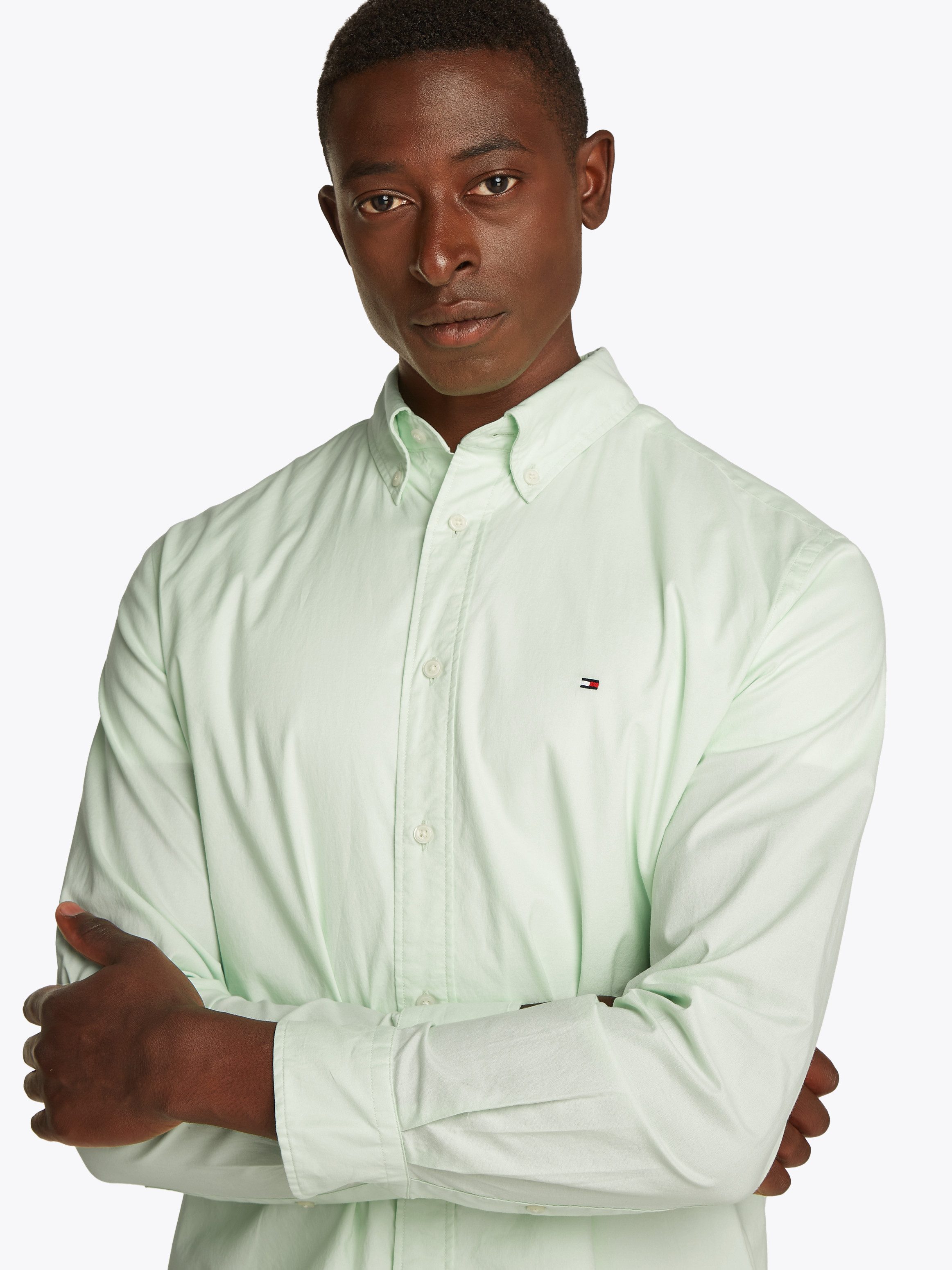 Tommy Hilfiger Businesshemd FLEX POPLIN SOLID günstig online kaufen