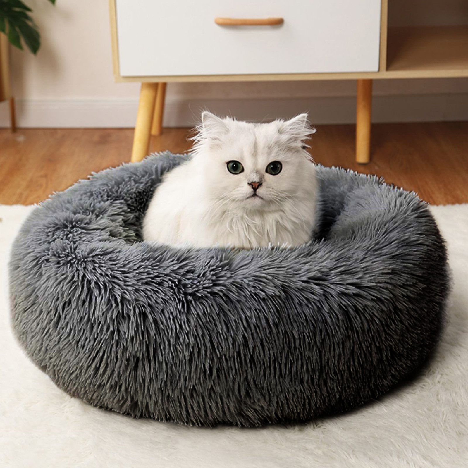CALIYO Tierbett Tierbetten, Katzenbett waschbar Flauschiges Hundebett 50/60 günstig online kaufen