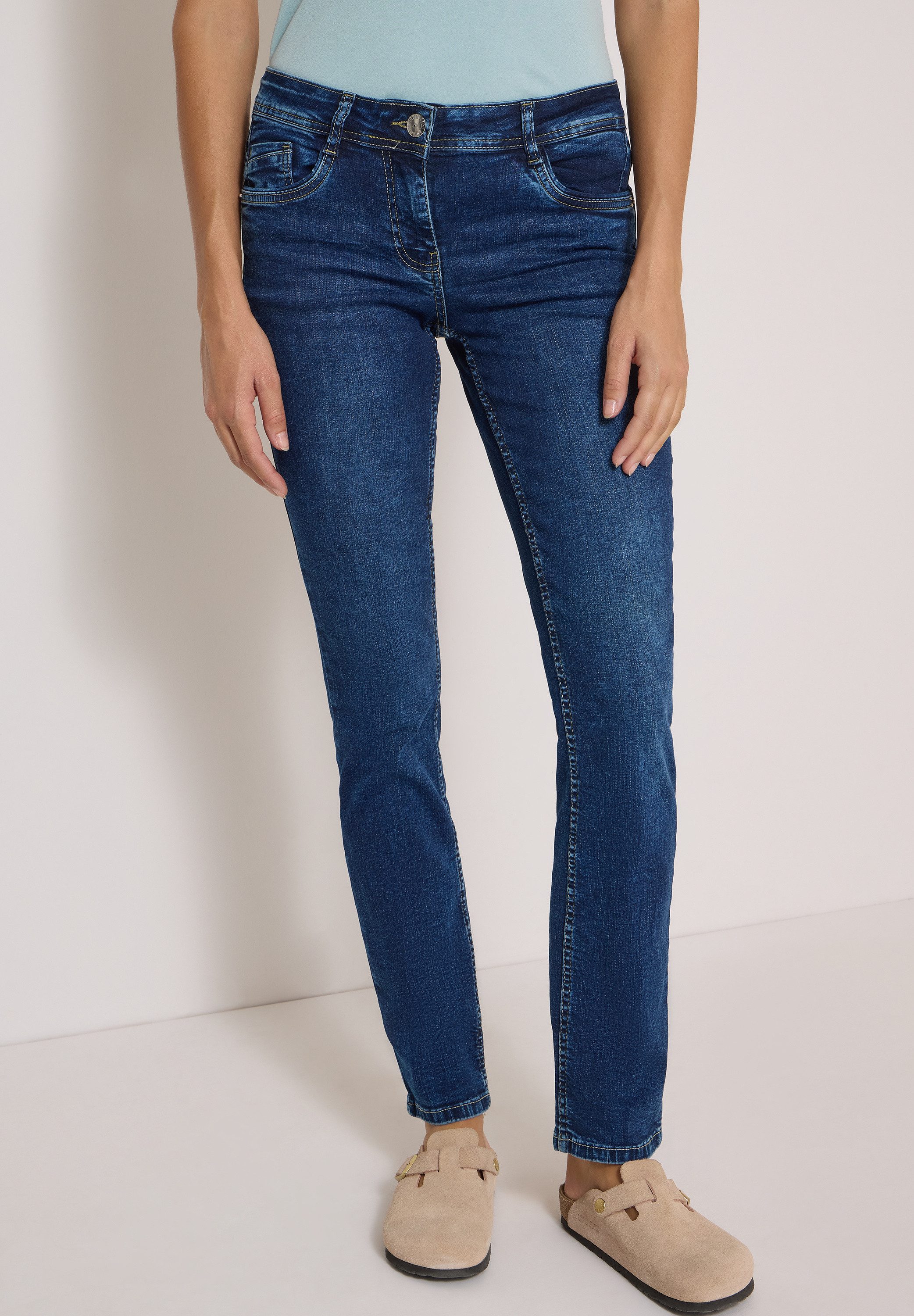 CECIL Straight-Jeans Style Scarlett mit Stretch