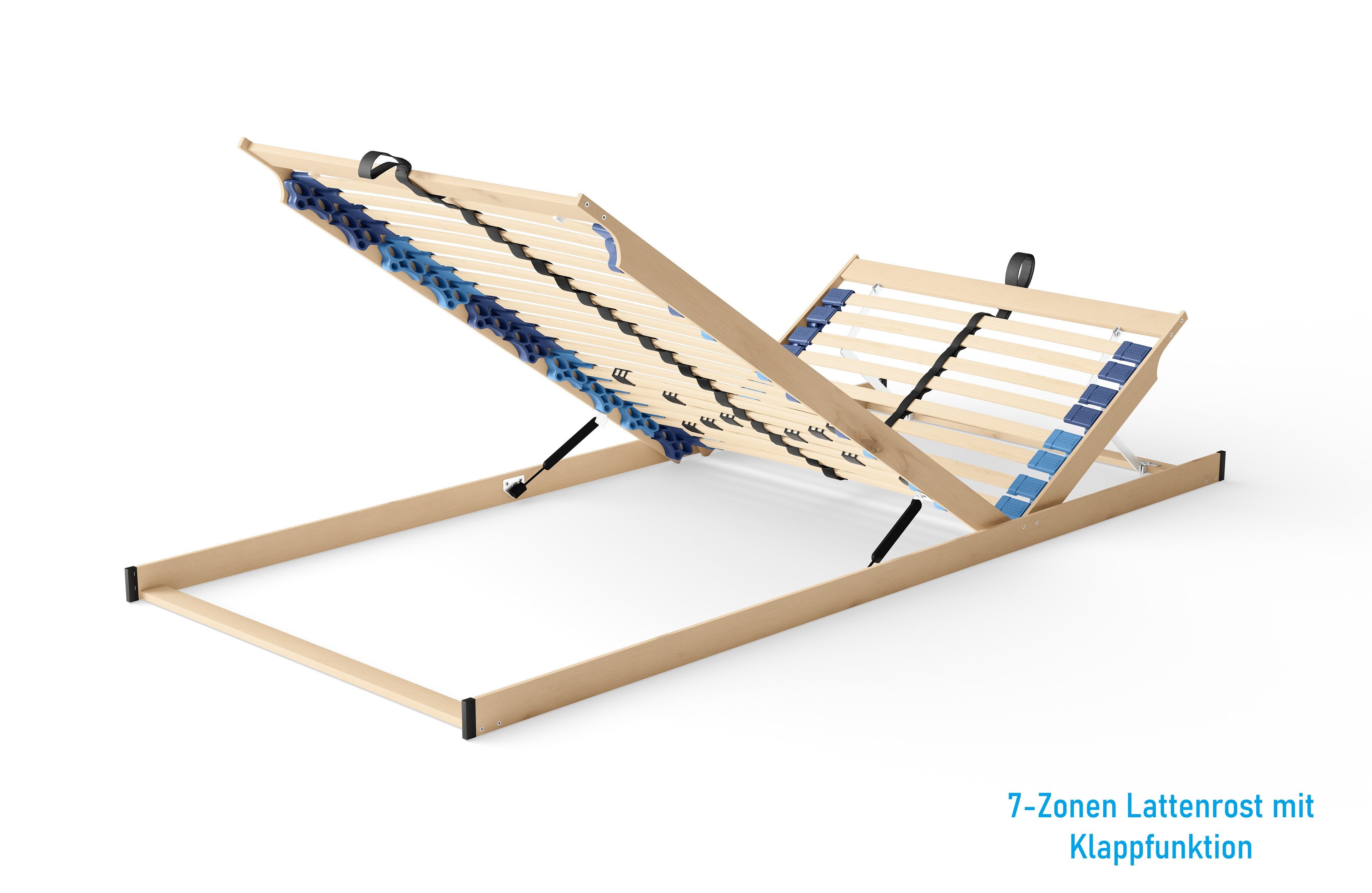 Halmon Schlafkomfort Betten Polsterbett Milano (Mit Bettkasten, erhältlich in 6 Größen und 8 attraktiven Farben mit oder ohne Matratze), Seitenhöhe 32cm, inkl.  – Bild 5 von 5