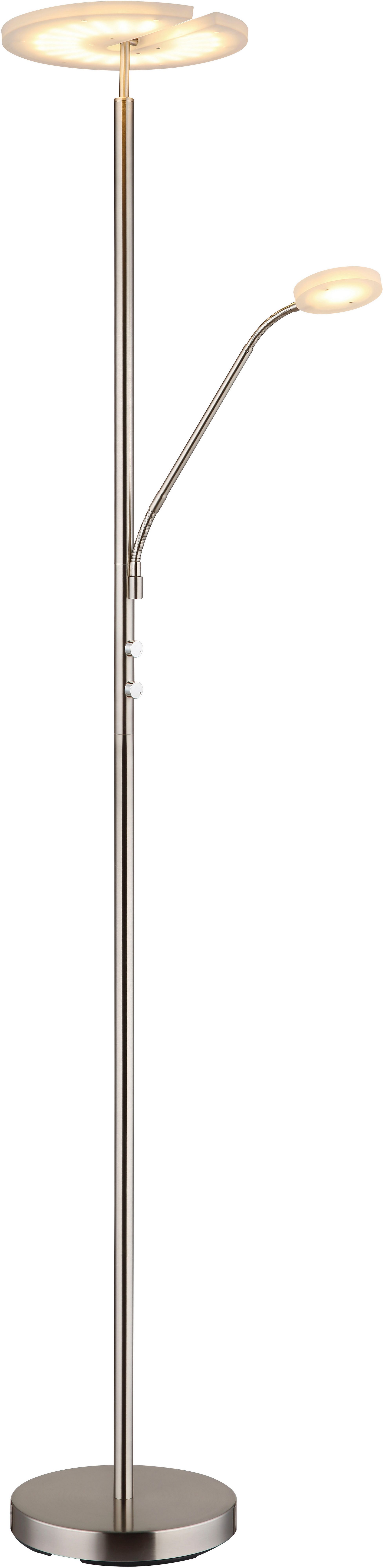 GLOBO LIGHTING Deckenfluter STANFORD, Dimmfunktion, mehrere Helligkeitsstufen, LED fest integriert, Warmweiß, Stehlampe Stehleuchte Fluter Wohnzimmer Flur