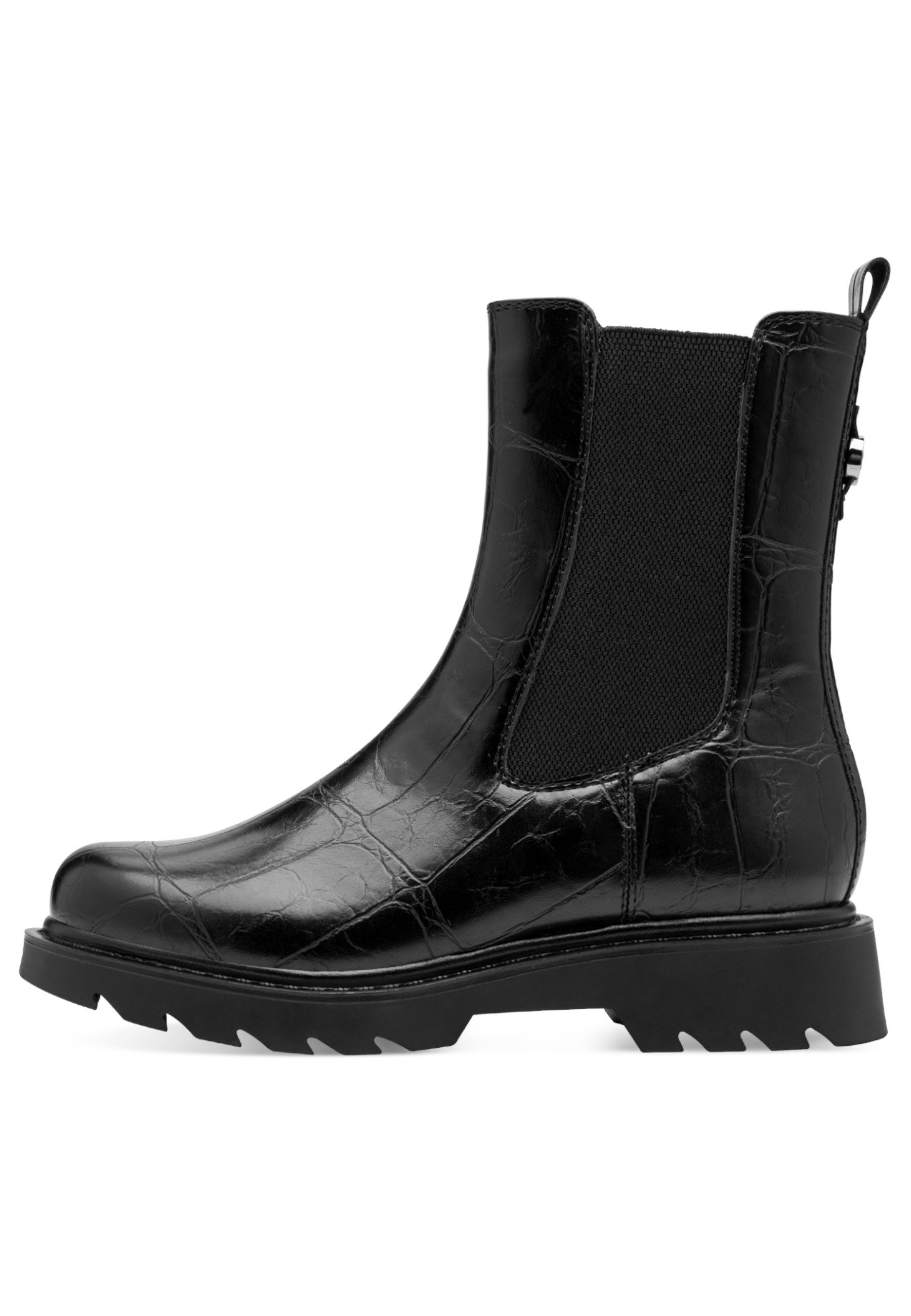 Tamaris 1-25411-45 028 Black Croco Stiefelette