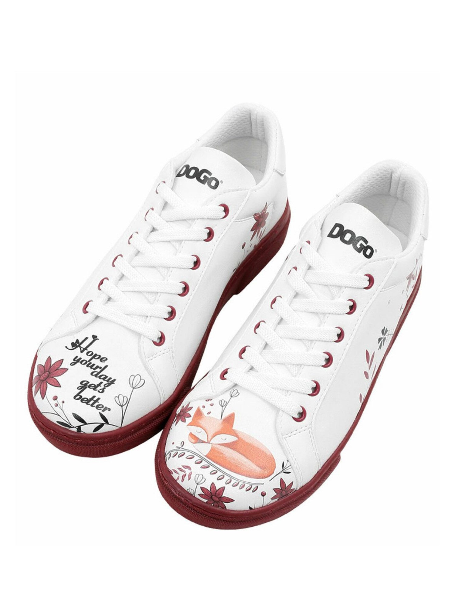 DOGO Ace Low-Top Кроссовки The Wise Owl Black Damen Кроссовки, Ace Кроссовки Handgefertigt