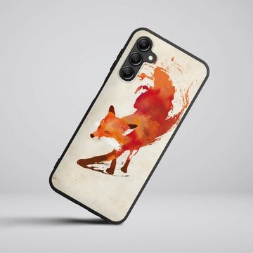DeinDesign Handyhülle Fuchs Graphic Vulpes Vulpes, Samsung Galaxy A14 5G Silikon Hülle Premium Case Handy Schutzhülle