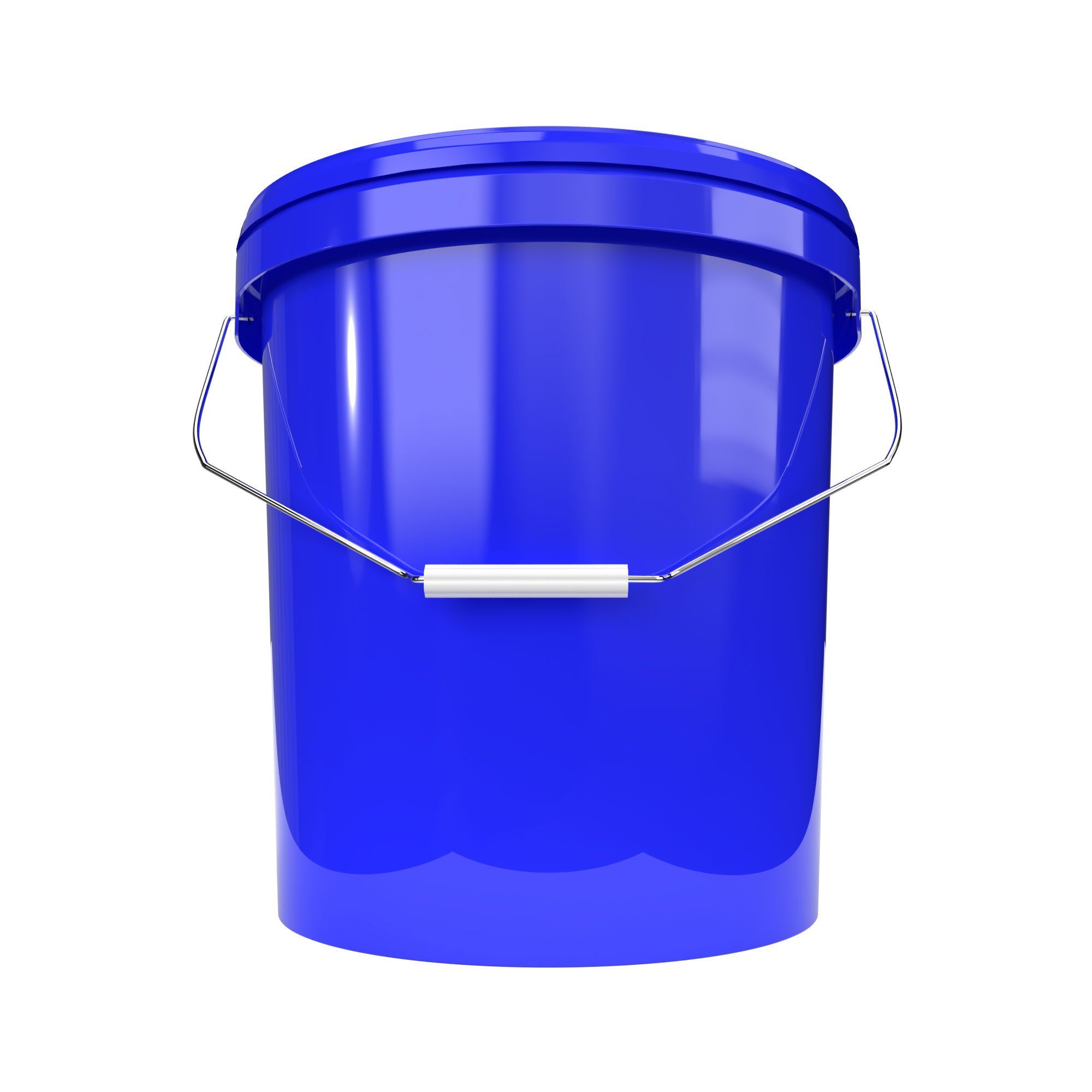 luftdicht, Eimer FixedByU - Deckel Deckel), stabil, 16 l Putzeimer Liter mit (Set, Blau 16 lebensmittelecht, Eimer mit