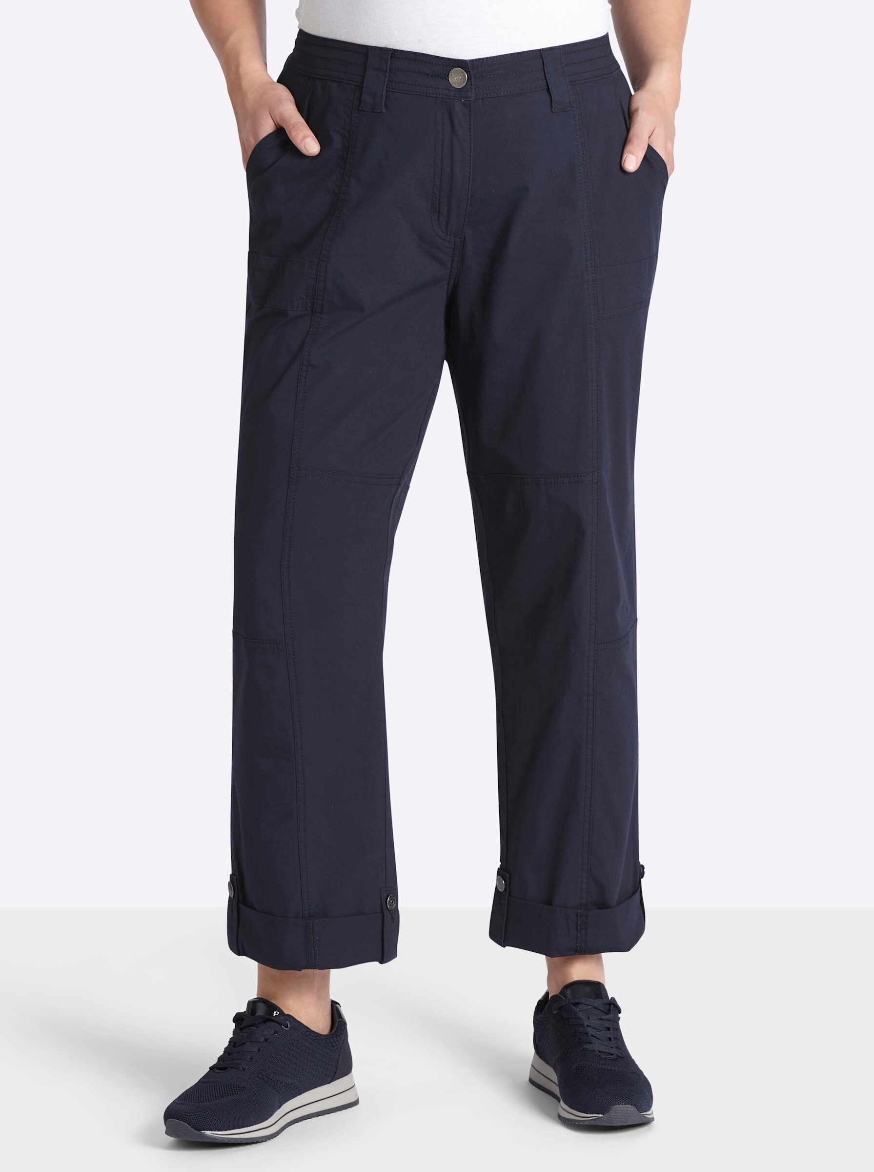 Sheego Jerseyhose Hose normal