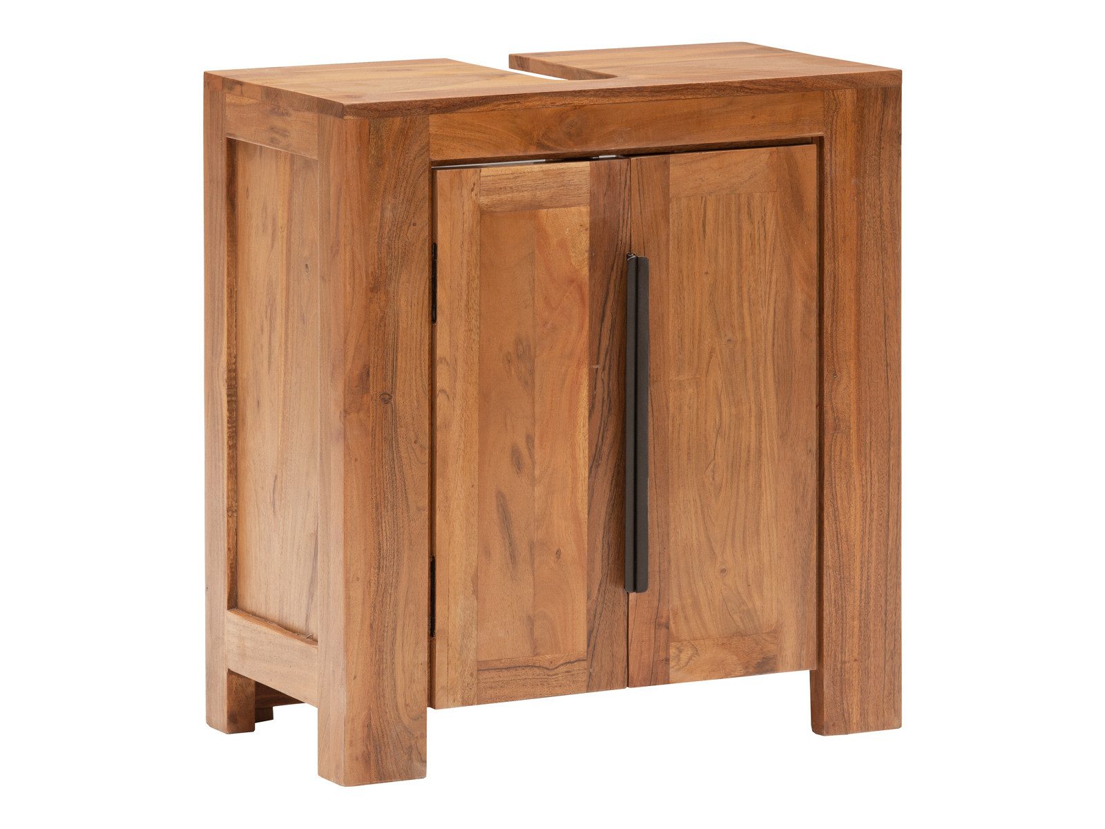 massivum Waschbeckenunterschrank Waschbeckenunterschrank Osbon Akazie