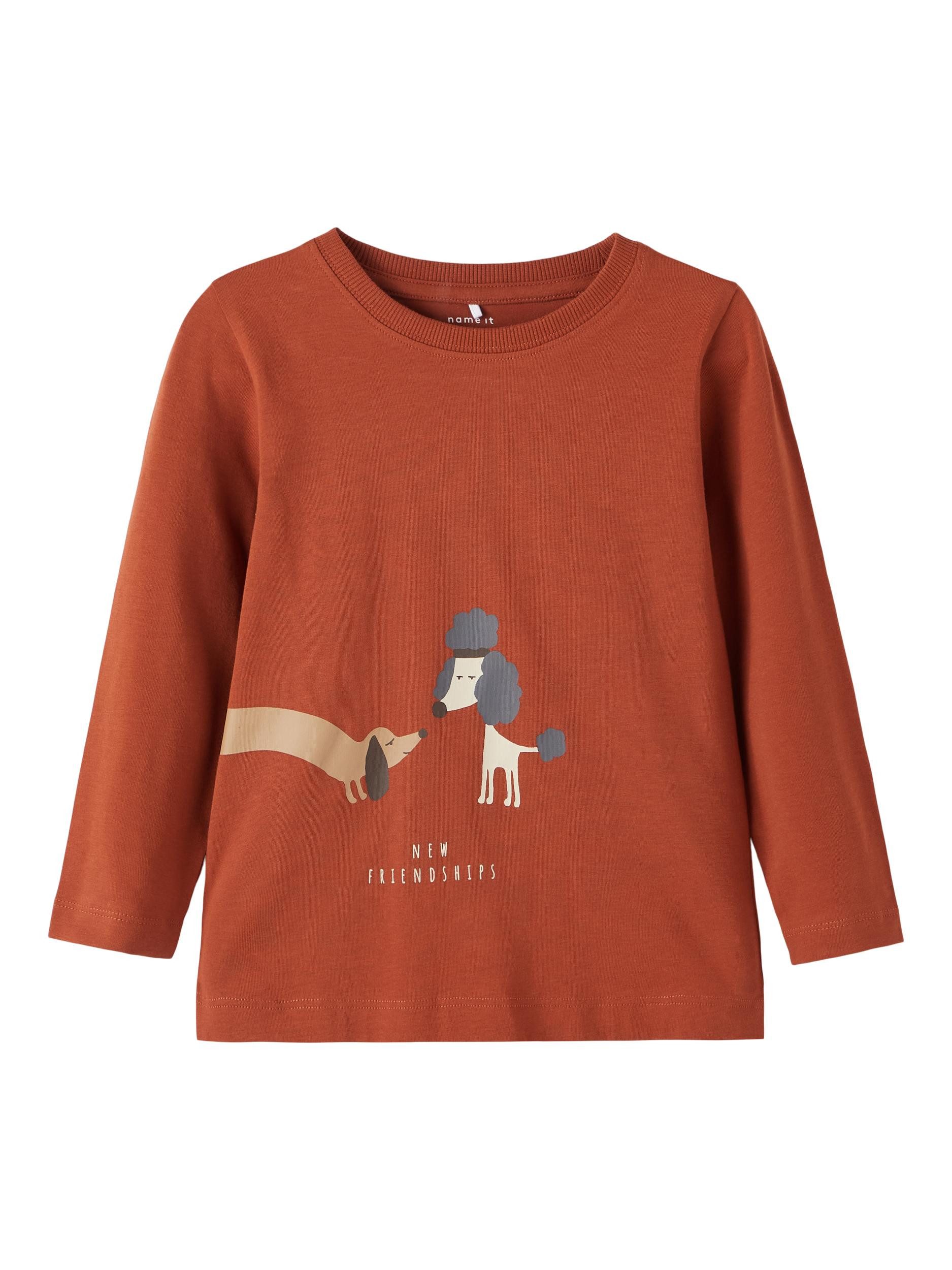 Longsleeve Name It Jungen Longsleeve mit Print aus Bio-Baumwolle Picante 92
