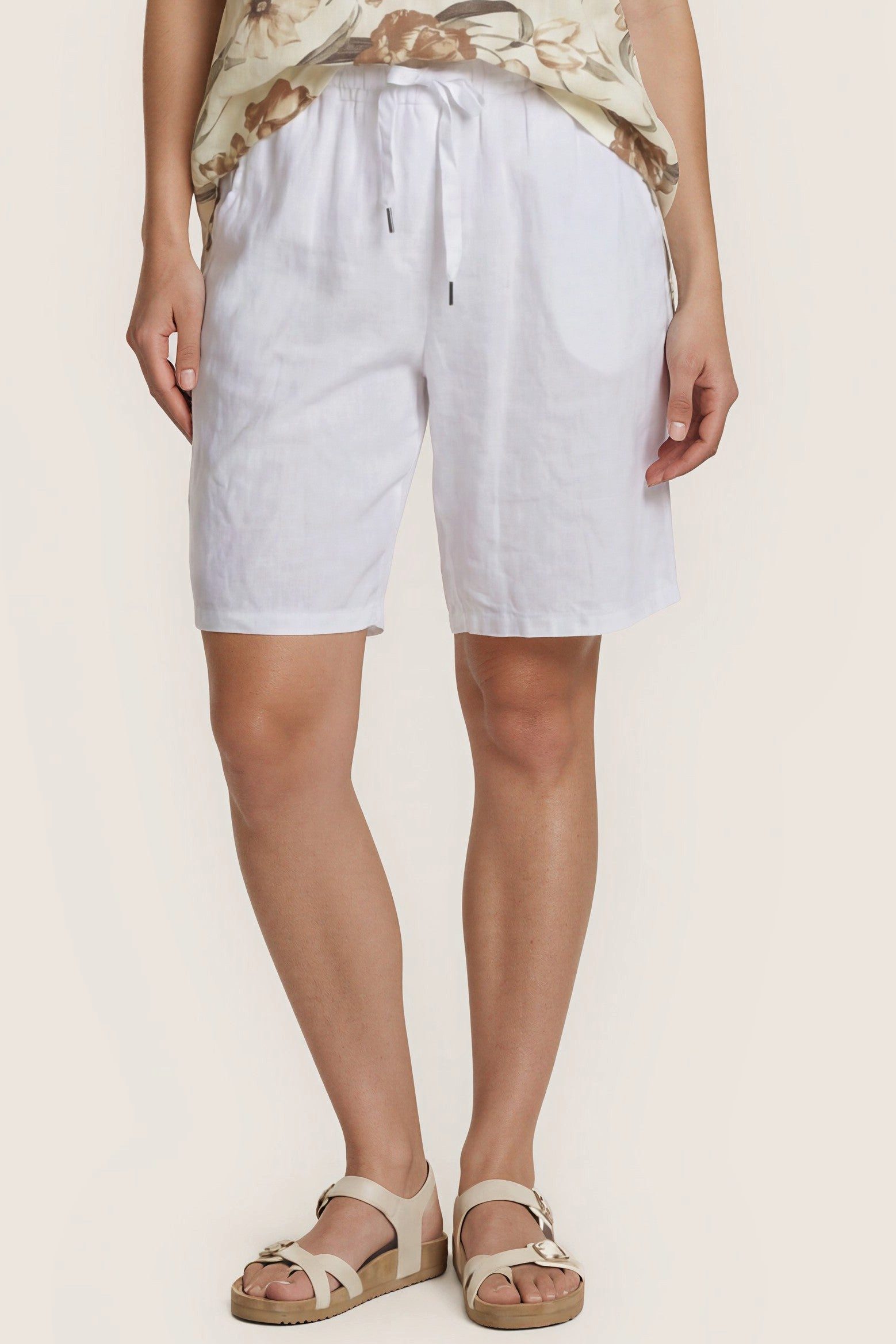 Jewelly Hose & Shorts Leinen-Bermuda „Julia“