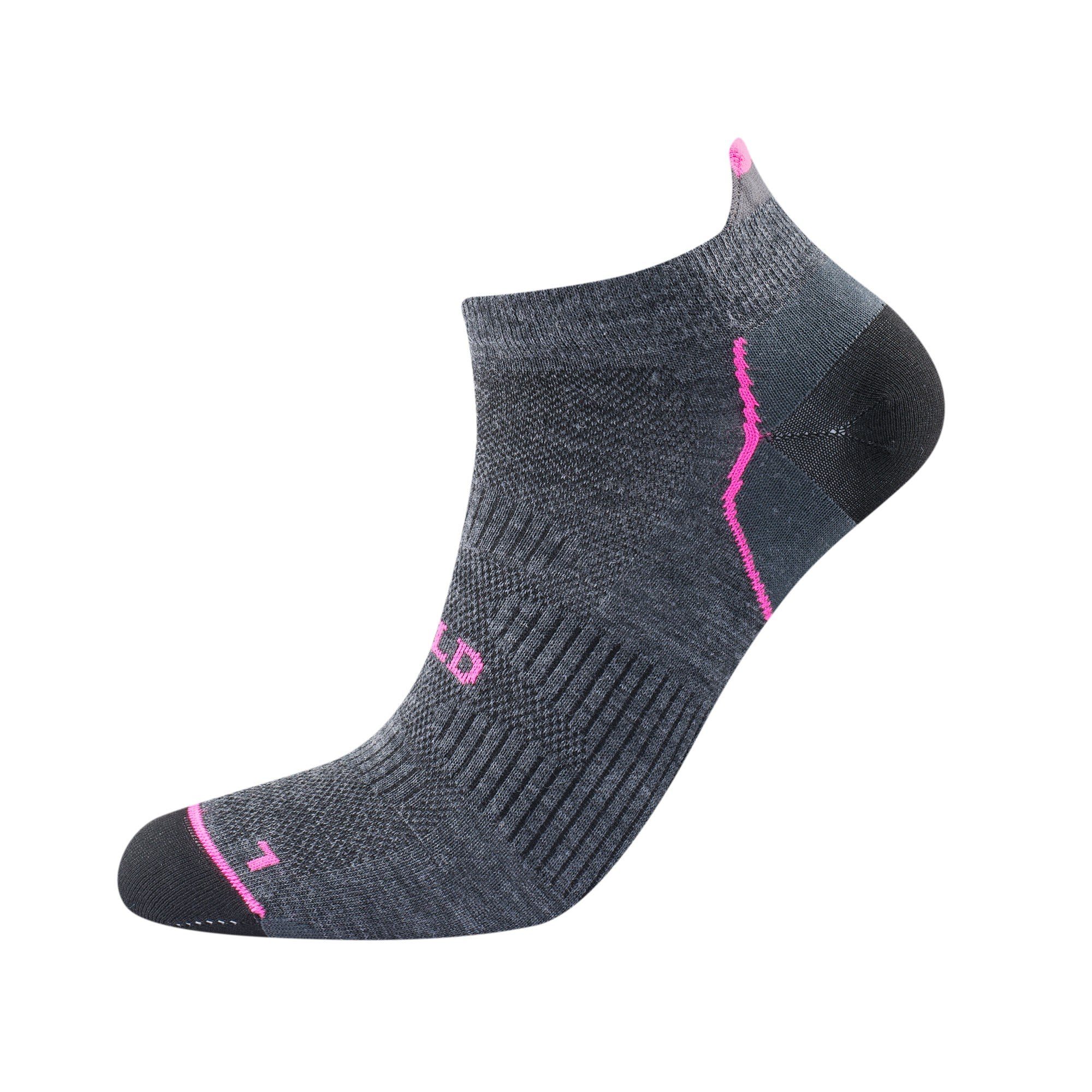 Devold Thermosocken Devold W Running Merino Low Sock Damen Dark Grey