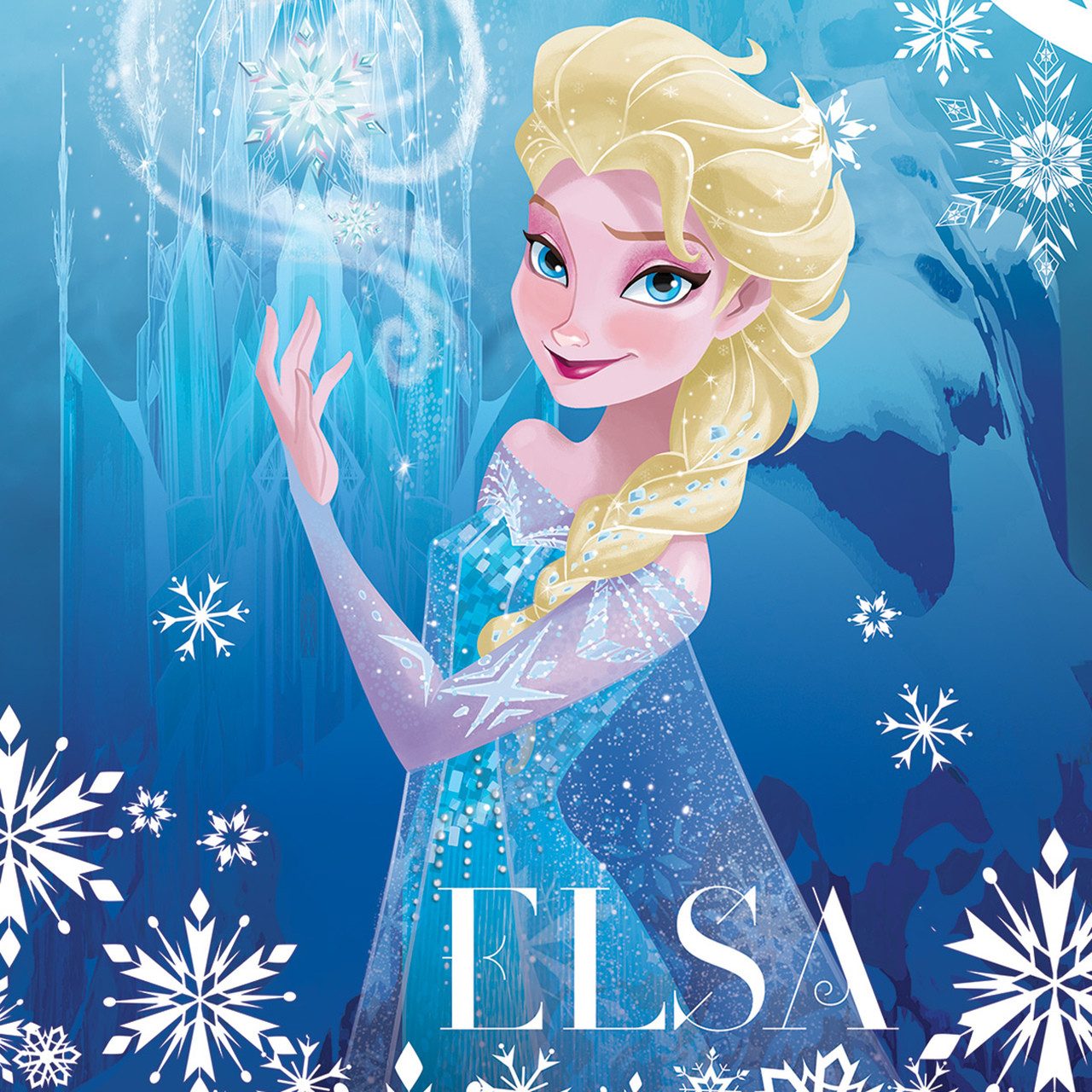 Wallarena Leinwandbild Kinderzimmer Mädchen Prinzessin Elsa günstig online kaufen